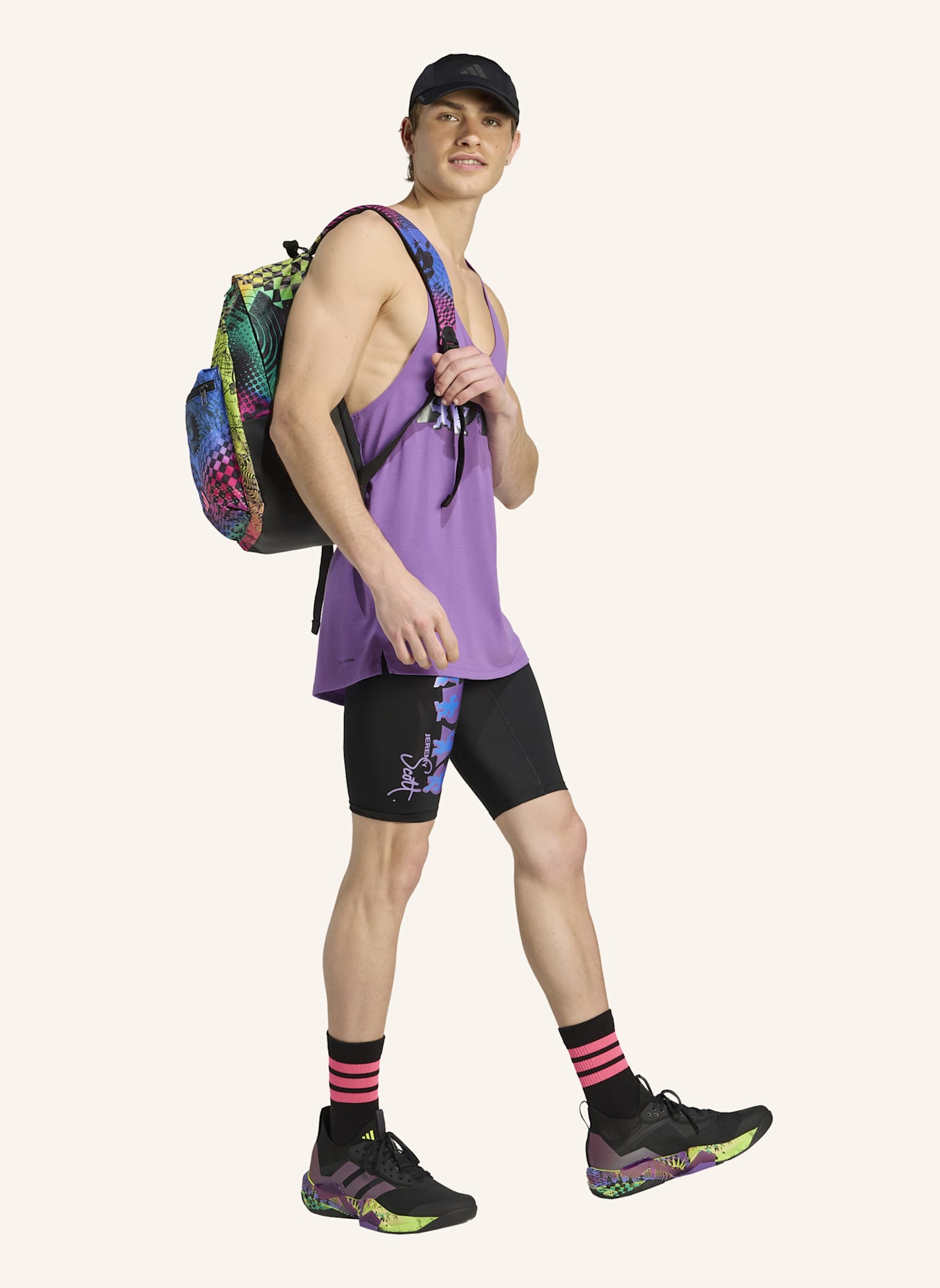 adidas ADIDAS X JEREMY SCOTT BIKE SHORT: SCHWARZ