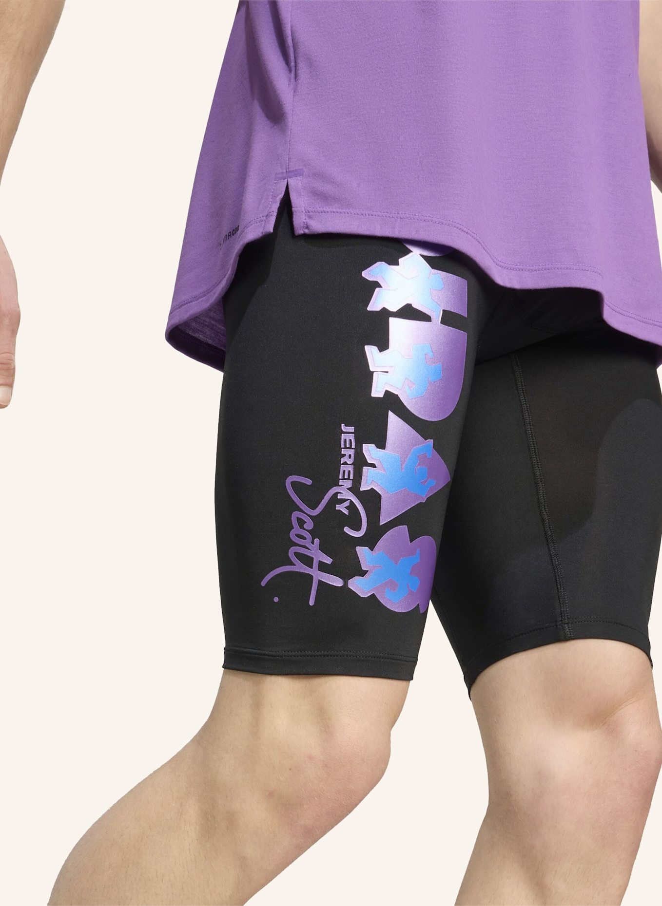 adidas ADIDAS X JEREMY SCOTT BIKE SHORT: SCHWARZ