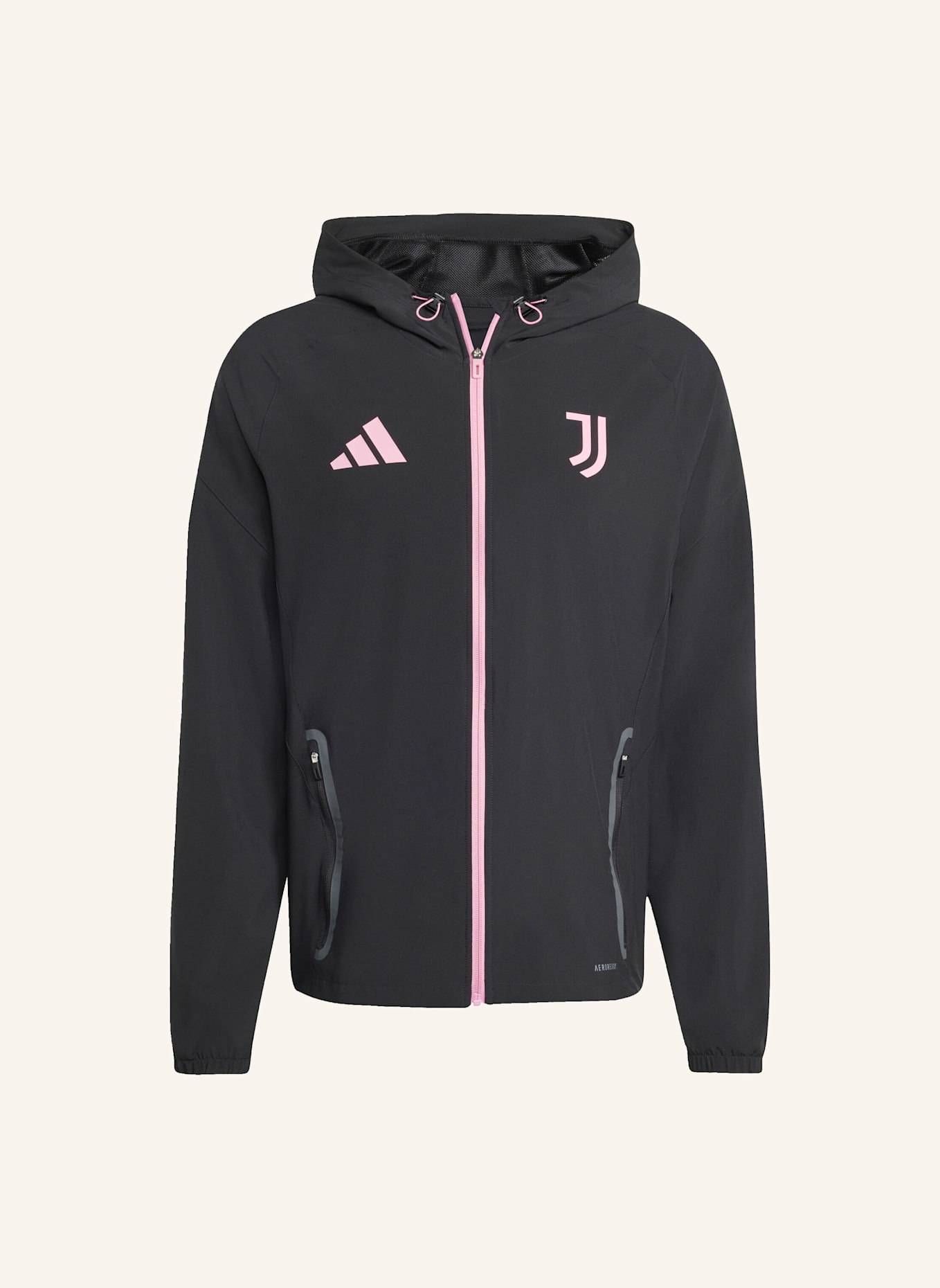 adidas JUVENTUS TURIN TIRO 25 COMPETITION VIS TECH TRAVEL JACKE: SCHWARZ