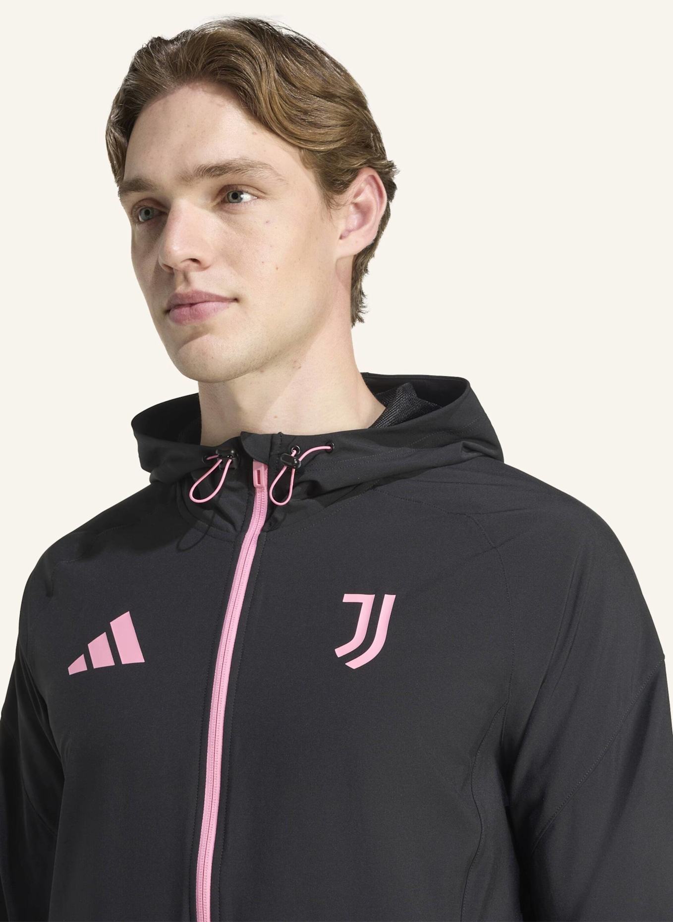 adidas JUVENTUS TURIN TIRO 25 COMPETITION VIS TECH TRAVEL JACKE: SCHWARZ