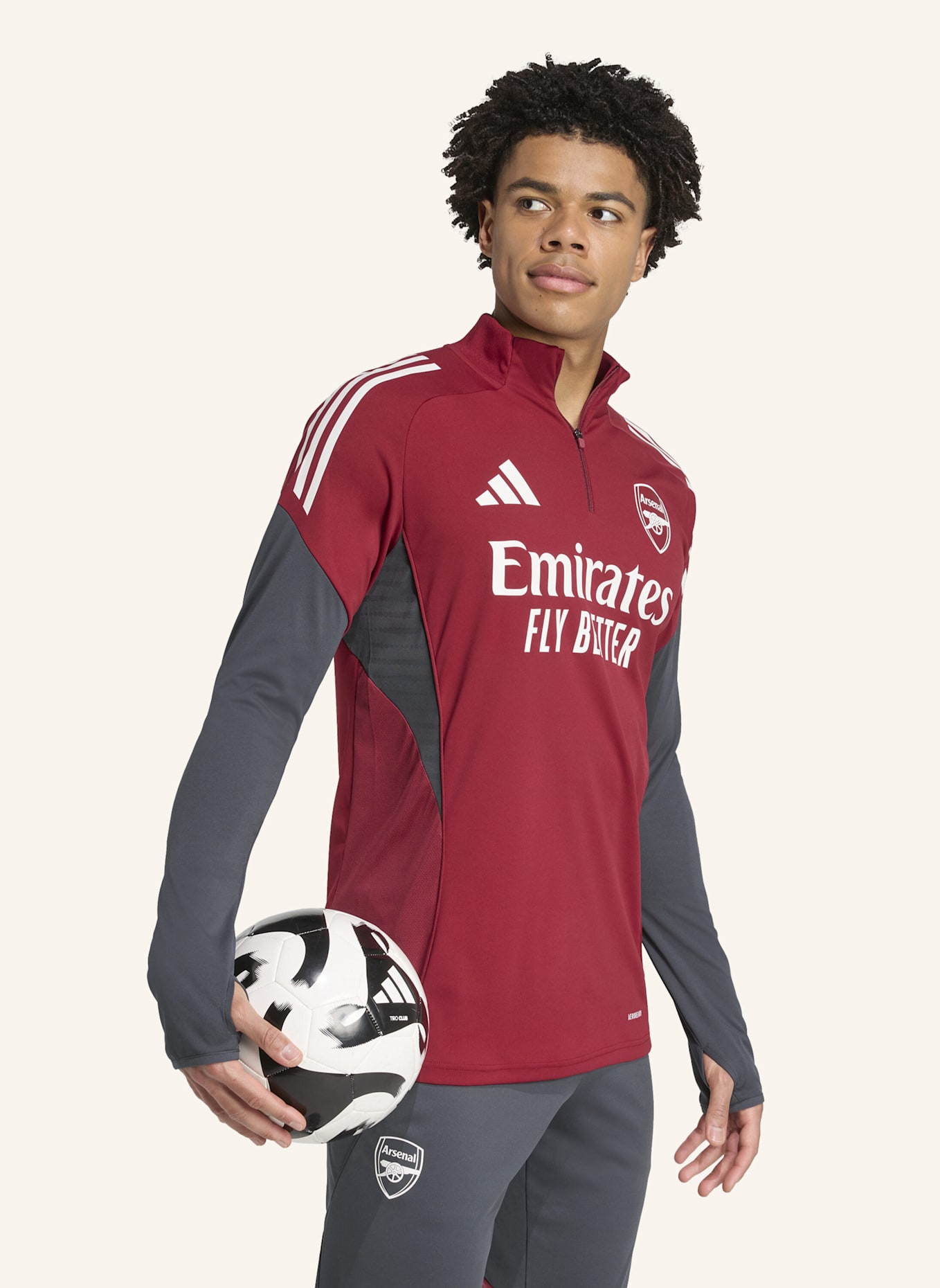 adidas FC ARSENAL TIRO 25 COMPETITION TRAININGSOBERTEIL: GRAU