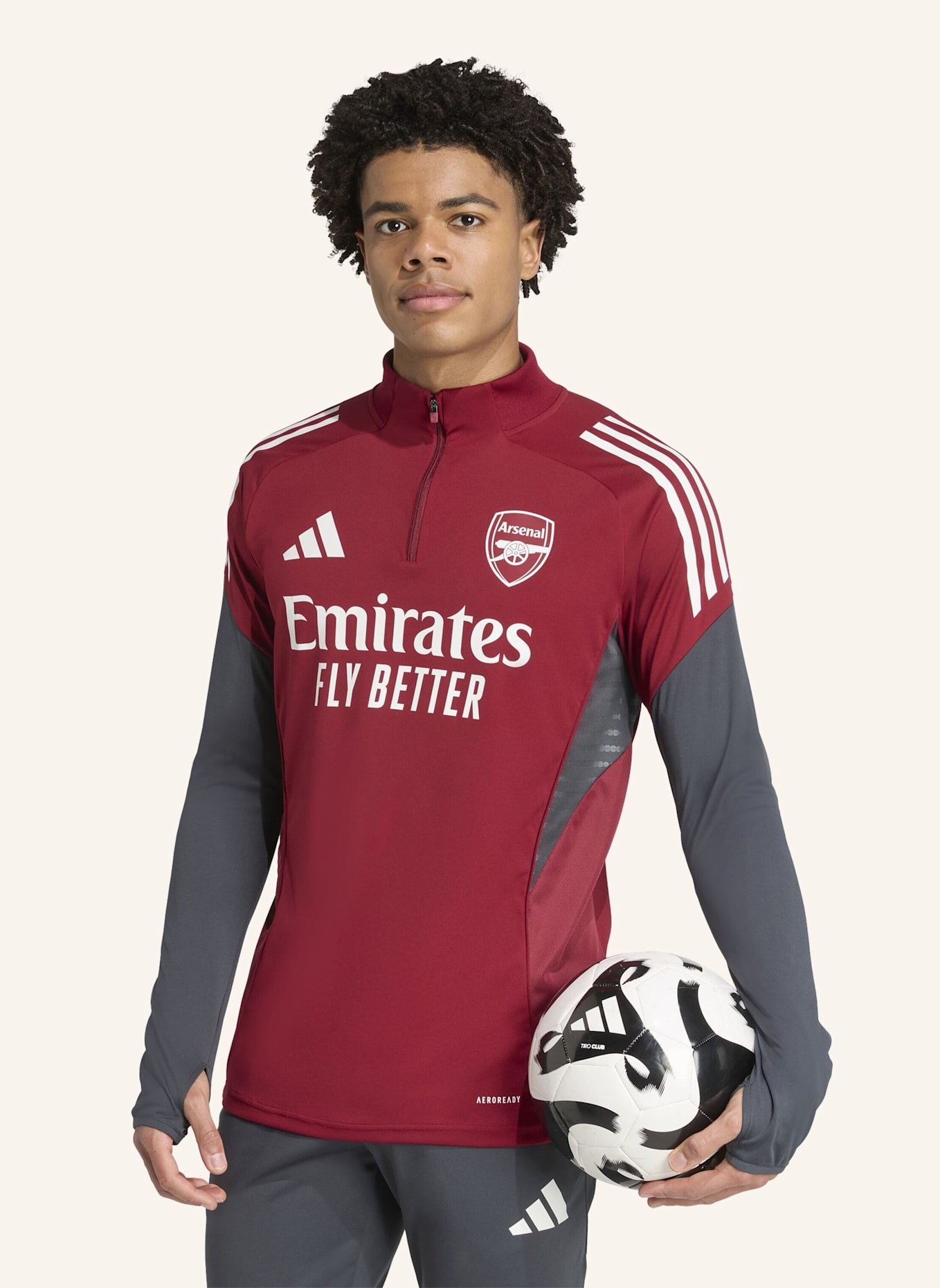 adidas FC ARSENAL TIRO 25 COMPETITION TRAININGSOBERTEIL: GRAU