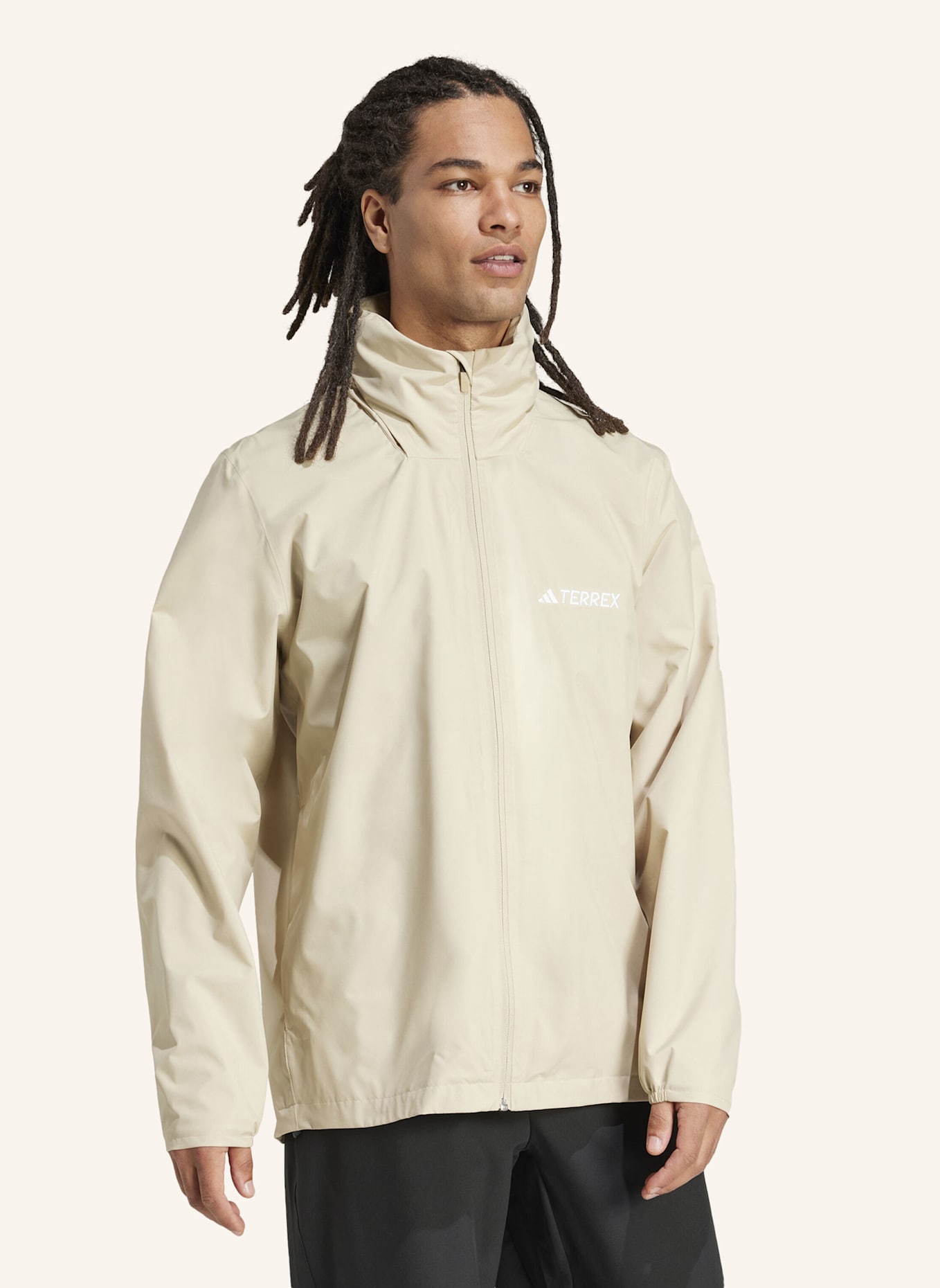 adidas TERREX Regenjacke MULTI ESSENTIALS 2L: BEIGE