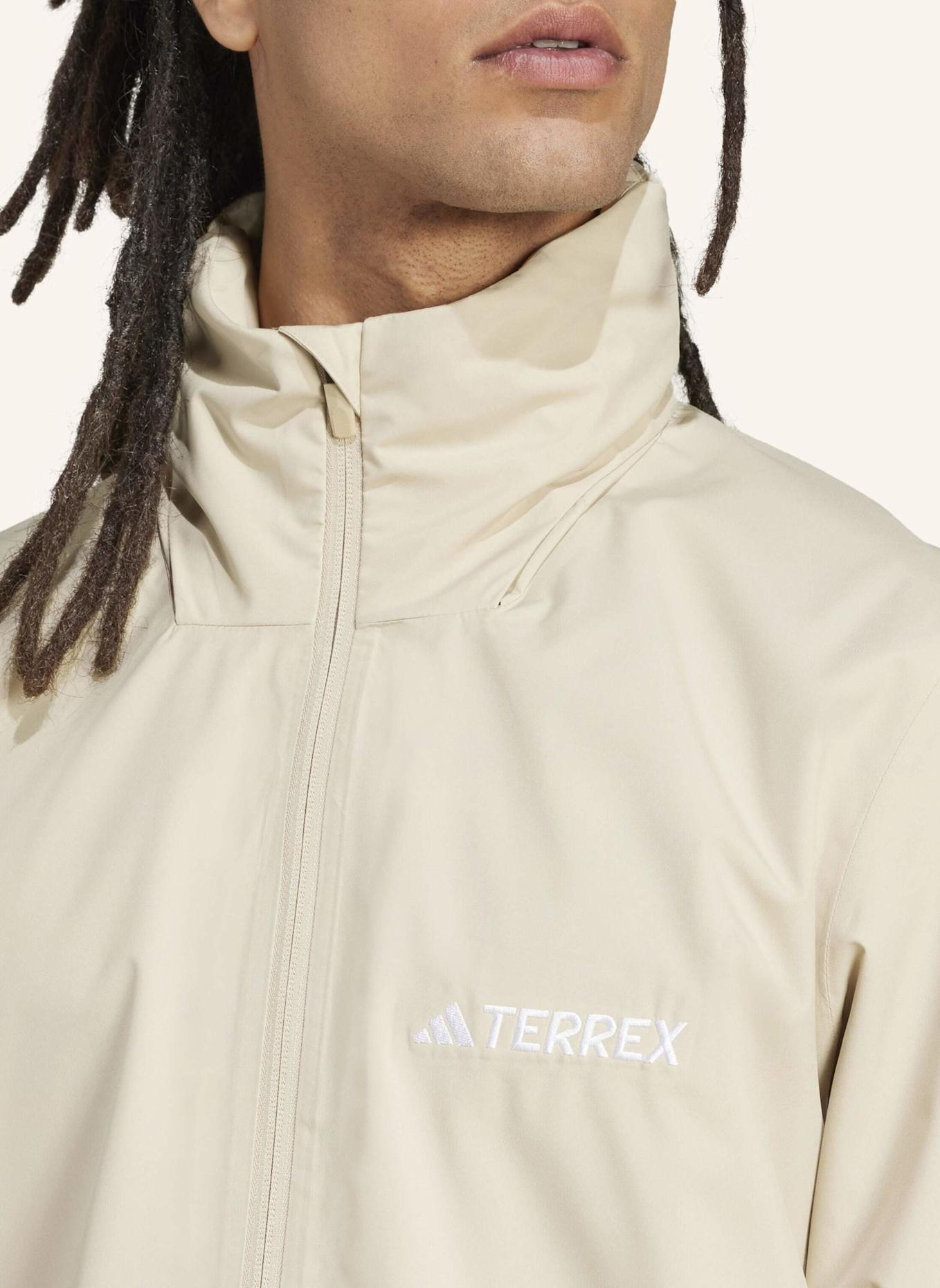 adidas TERREX Regenjacke MULTI ESSENTIALS 2L: BEIGE