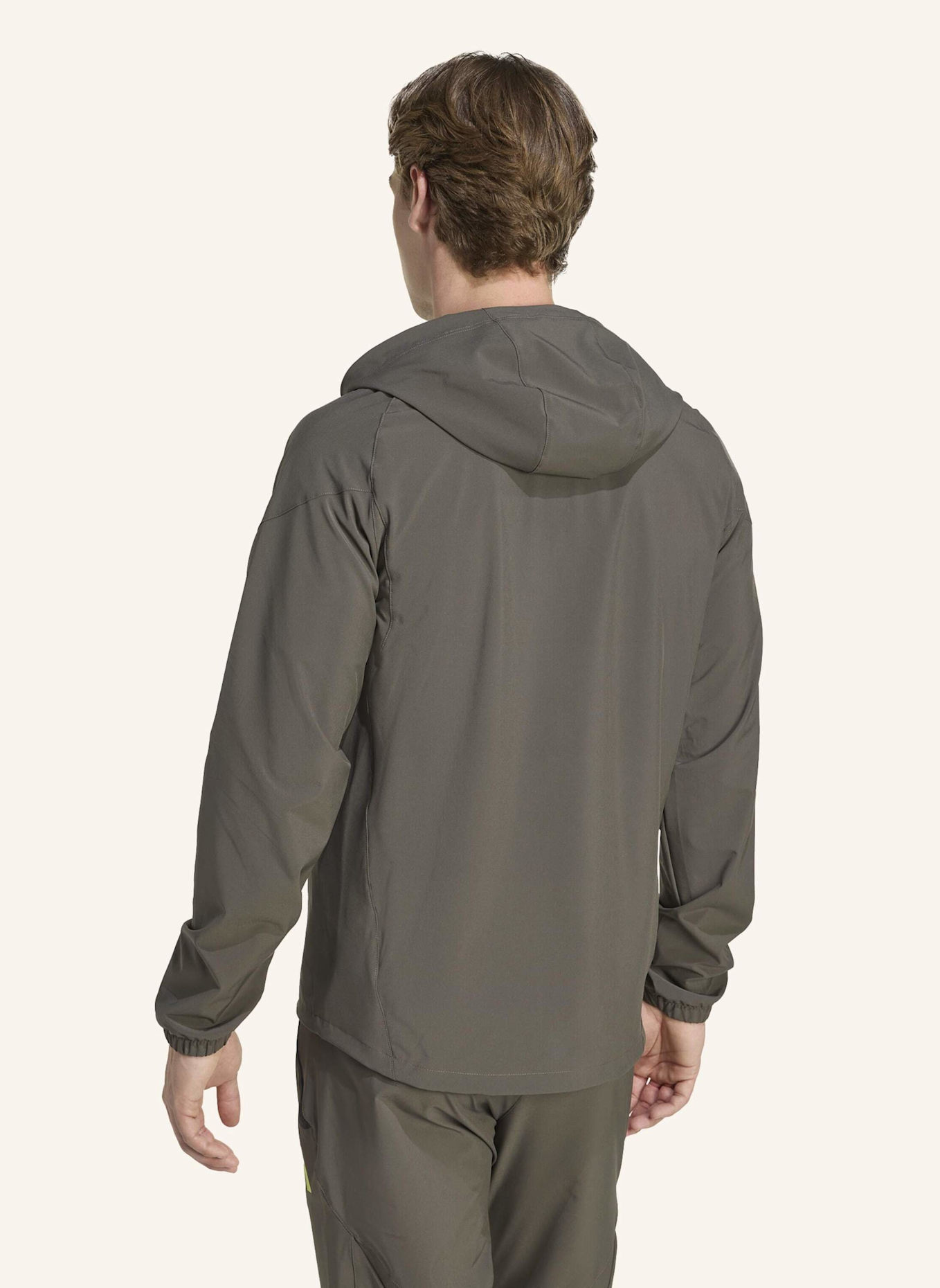 adidas REAL MADRID TIRO 25 COMPETITION VIS TECH TRAVEL JACKE: GRAU/ GELB