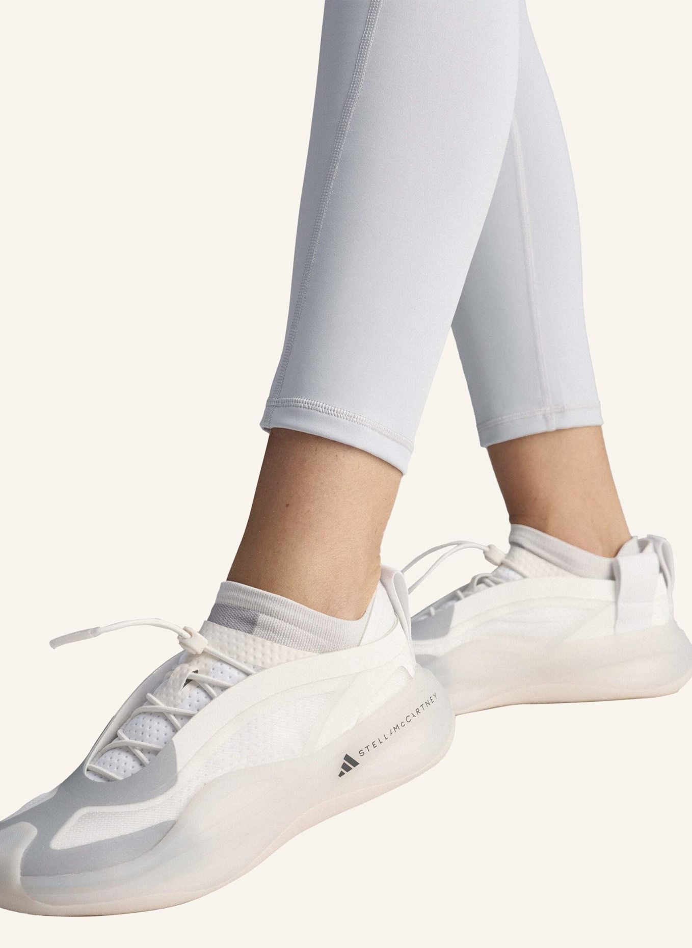 adidas by Stella McCartney ADIDAS BY STELLA MCCARTNEY YOGA 7/8 LEGGINGS: GRAU