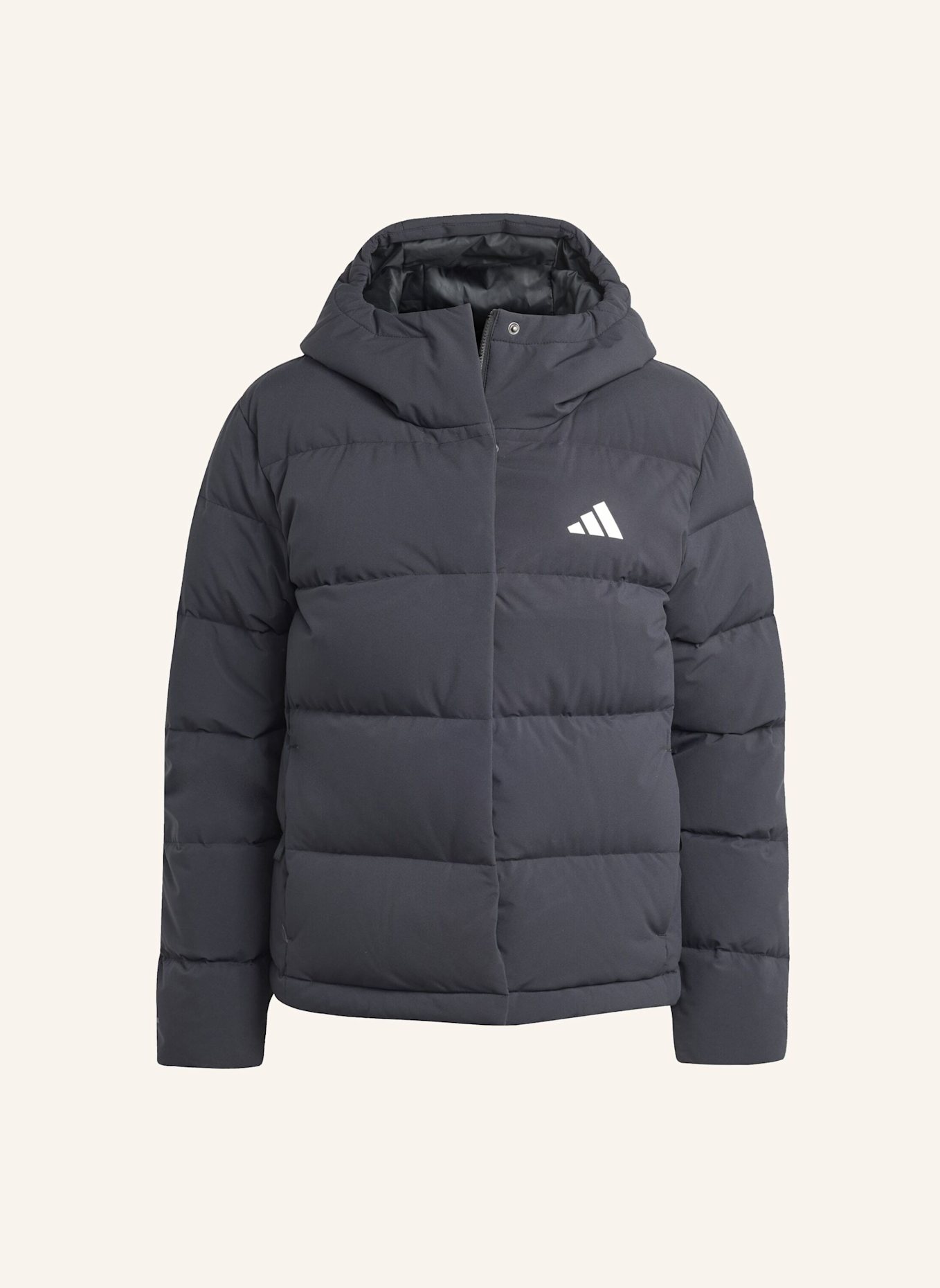 adidas HELIONIC CLIMAWARM DAUNENJACKE MIT KAPUZE: SCHWARZ