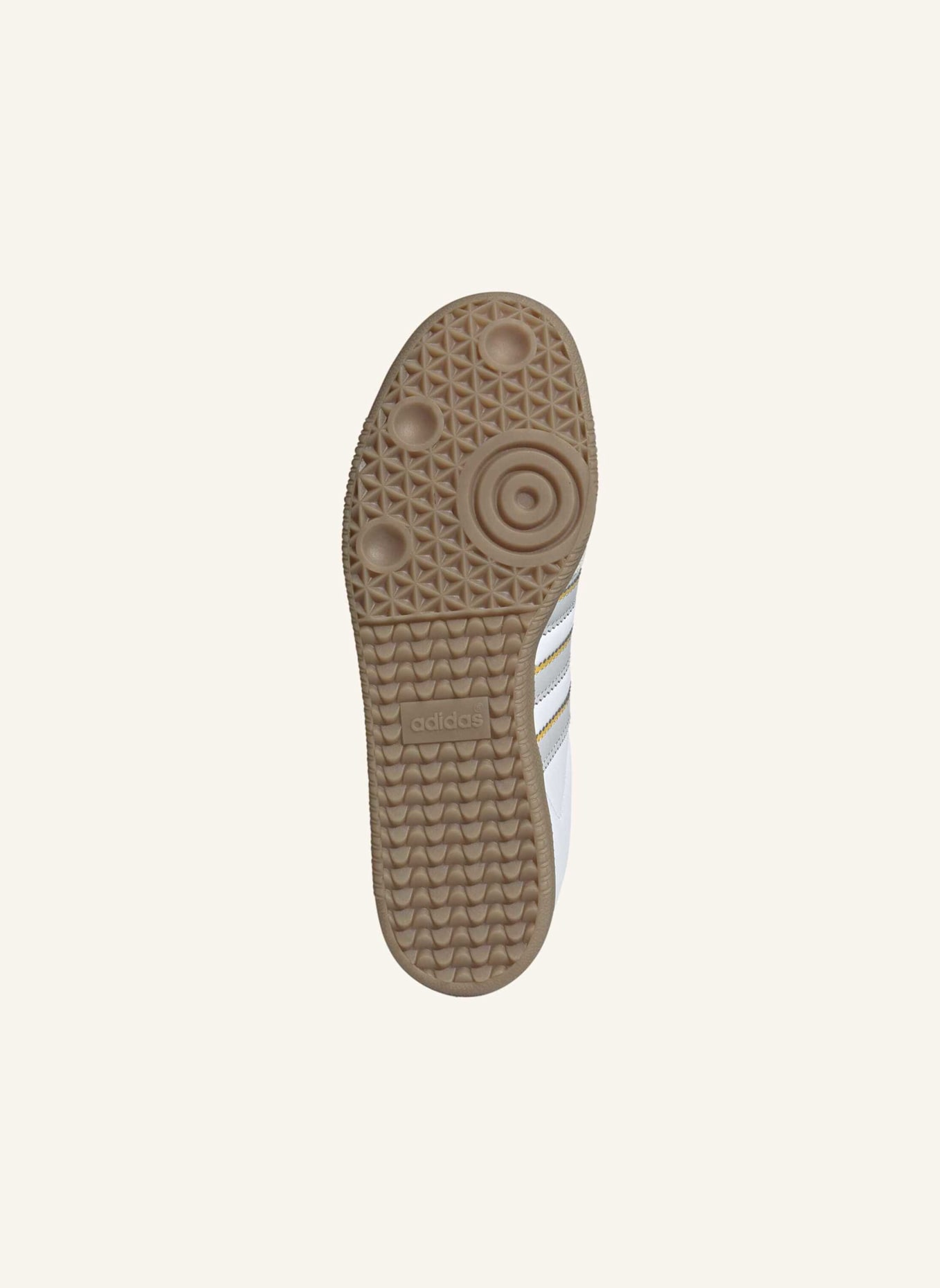 adidas Originals SAMBA MANCHESTER UNITED SCHUH: WEISS/ GRÜN/ BEIGE