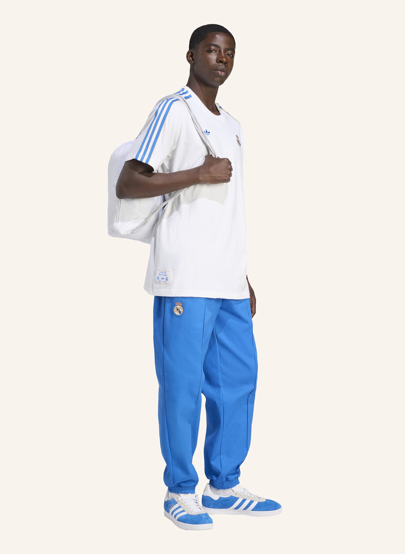 adidas Originals REAL MADRID TERRACE ICONS SHIRT: WEISS