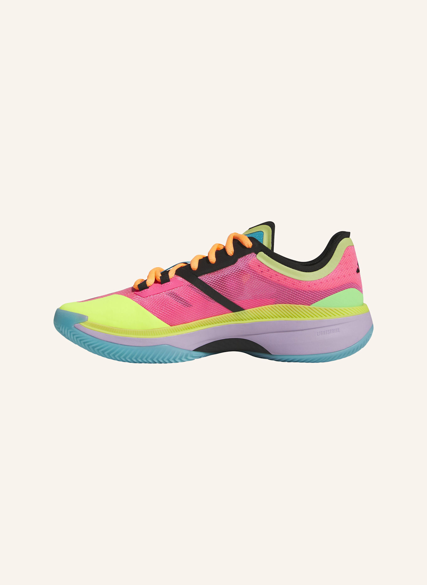 adidas ADIZERO SELECT 2.0 LOW SNEAKER: ROSA/ HELLLILA/ NEONGRÜN