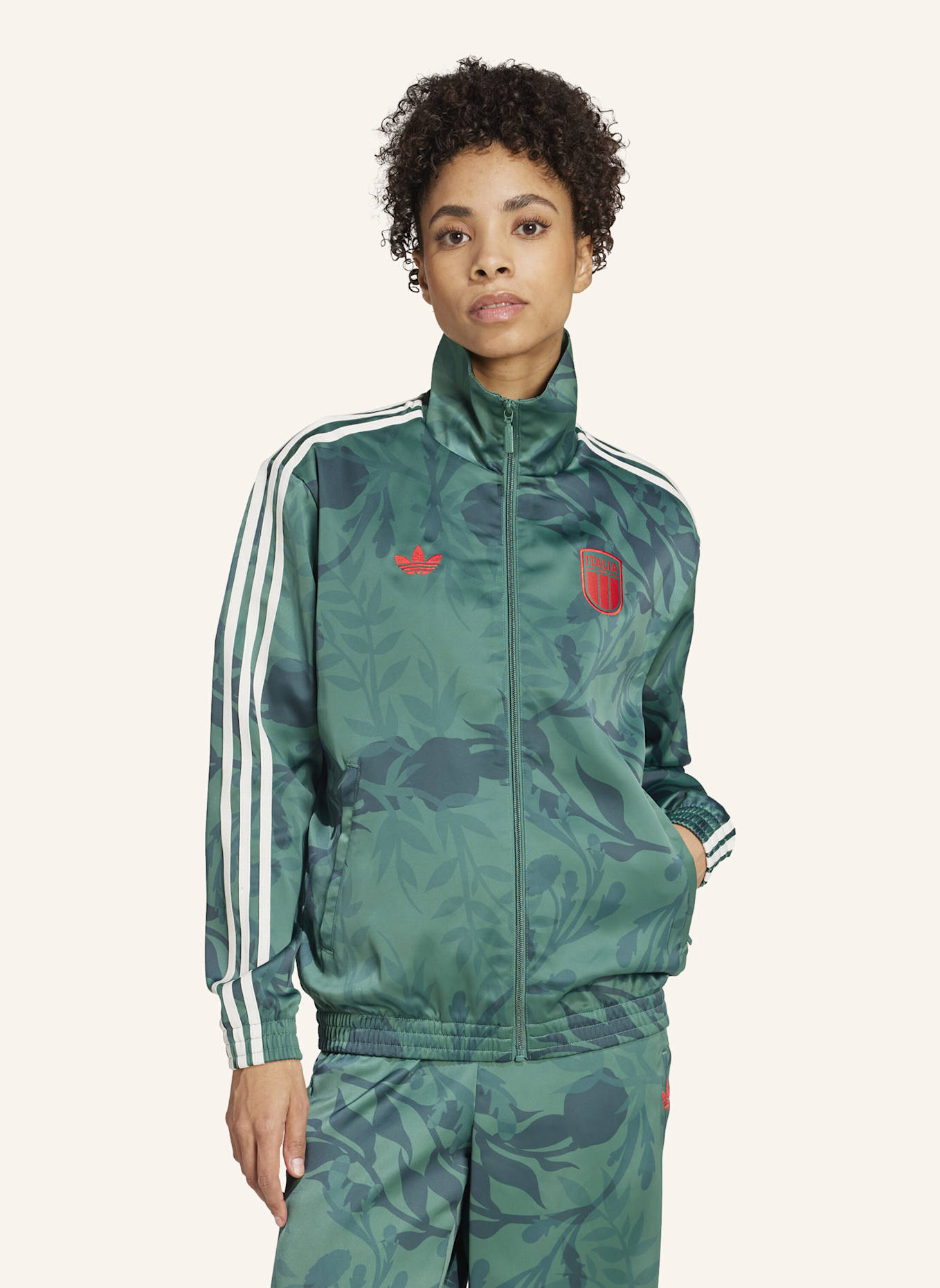 adidas Originals ITALIEN ORIGINALS JACKE: GRÜN