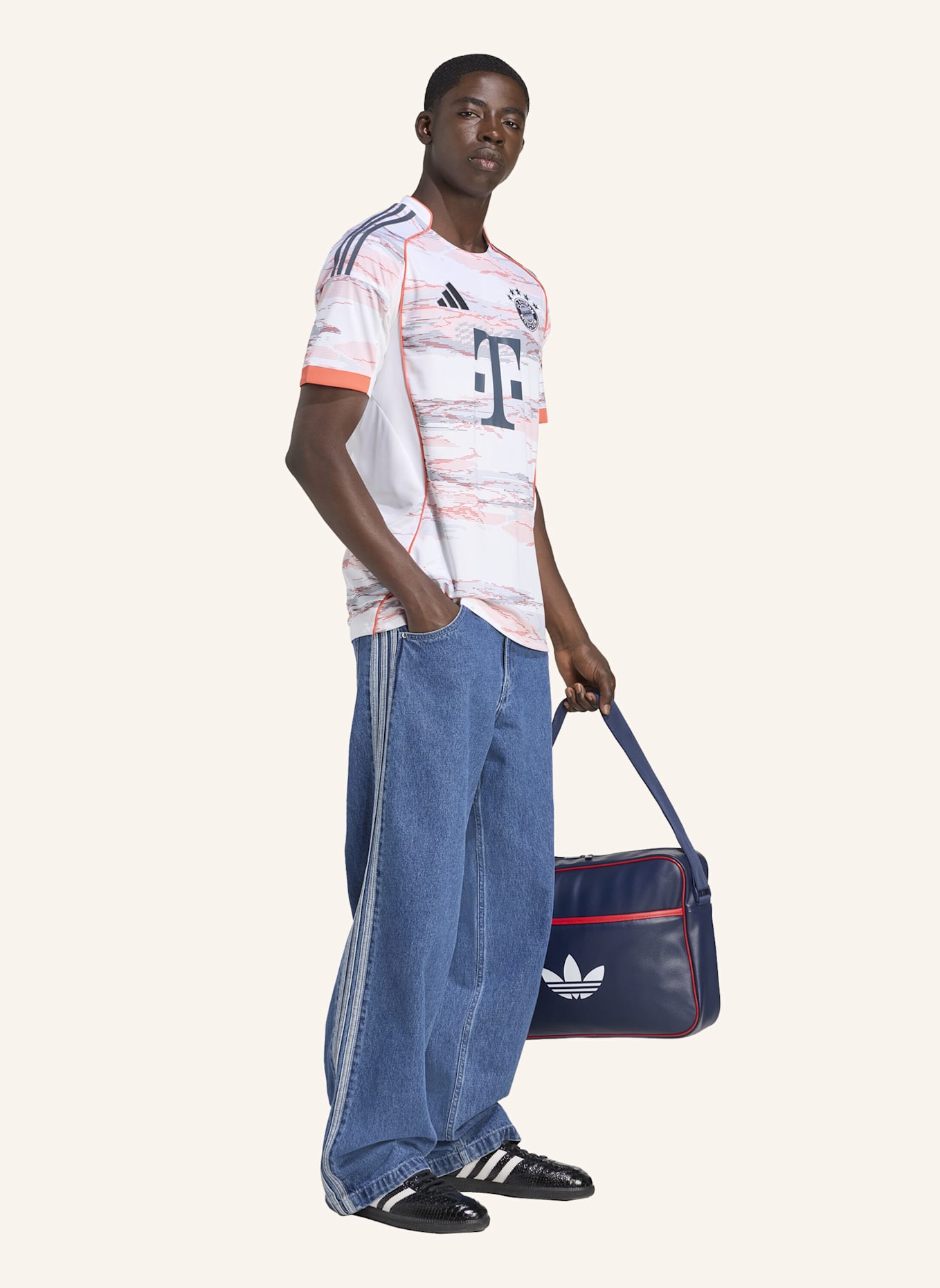 adidas FC BAYERN MÜNCHEN 25/26 AUSWÄRTSTRIKOT: WEISS