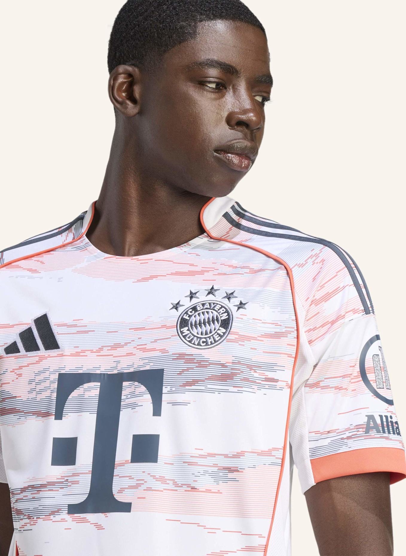 adidas FC BAYERN MÜNCHEN 25/26 AUSWÄRTSTRIKOT: WEISS
