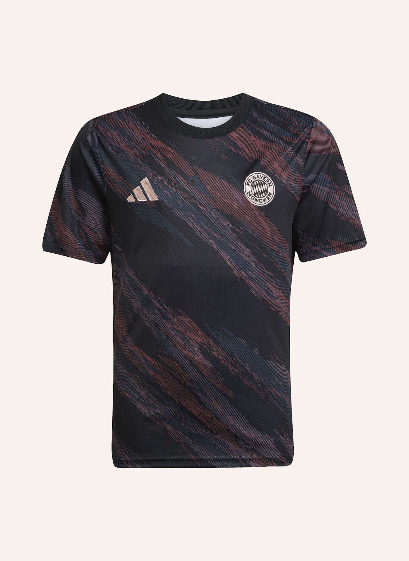 adidas FC BAYERN MÜNCHEN 25/26 KIDS PRE-MATCH SHIRT: SCHWARZ