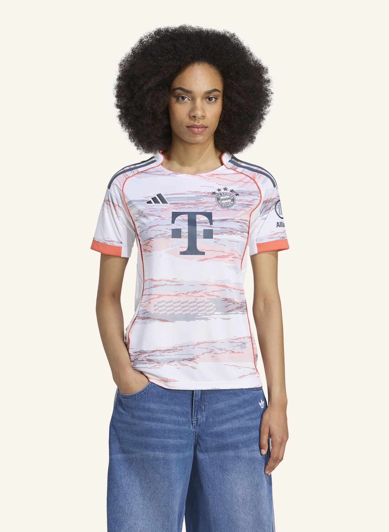 adidas FC BAYERN MÜNCHEN 25/26 AUSWÄRTSTRIKOT: WEISS