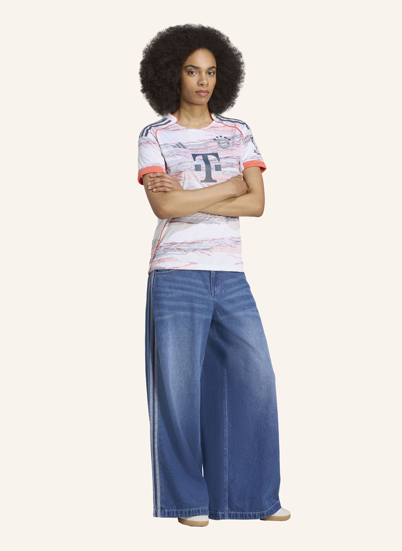 adidas FC BAYERN MÜNCHEN 25/26 AUSWÄRTSTRIKOT: WEISS