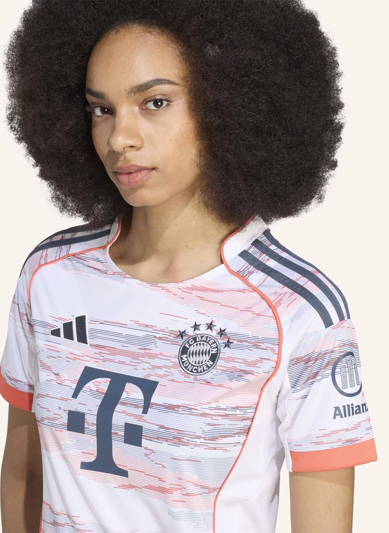 adidas FC BAYERN MÜNCHEN 25/26 AUSWÄRTSTRIKOT: WEISS