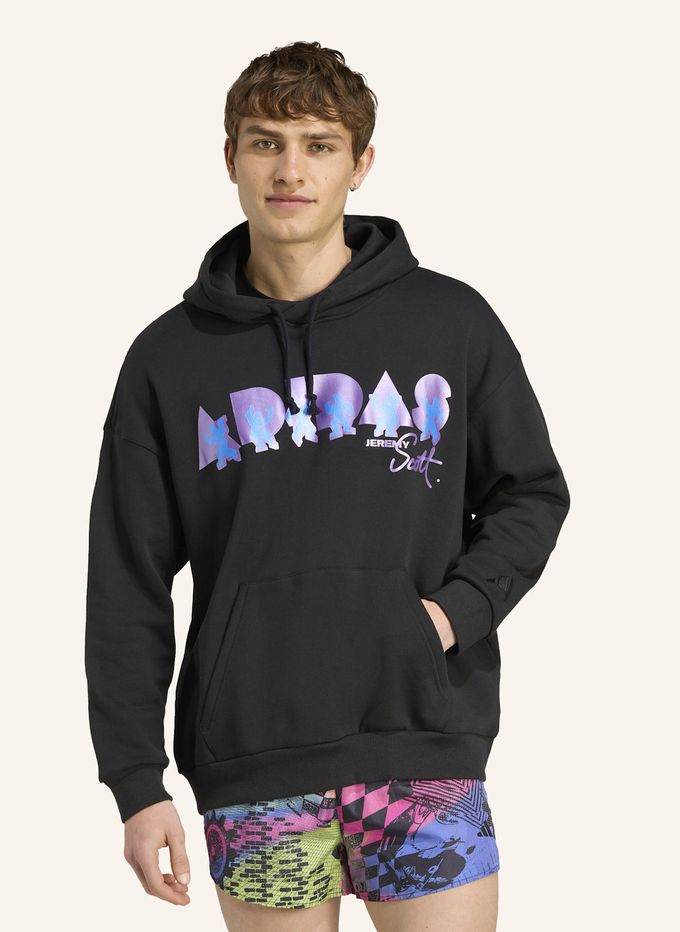 adidas ADIDAS X JEREMY SCOTT HOODIE: SCHWARZ