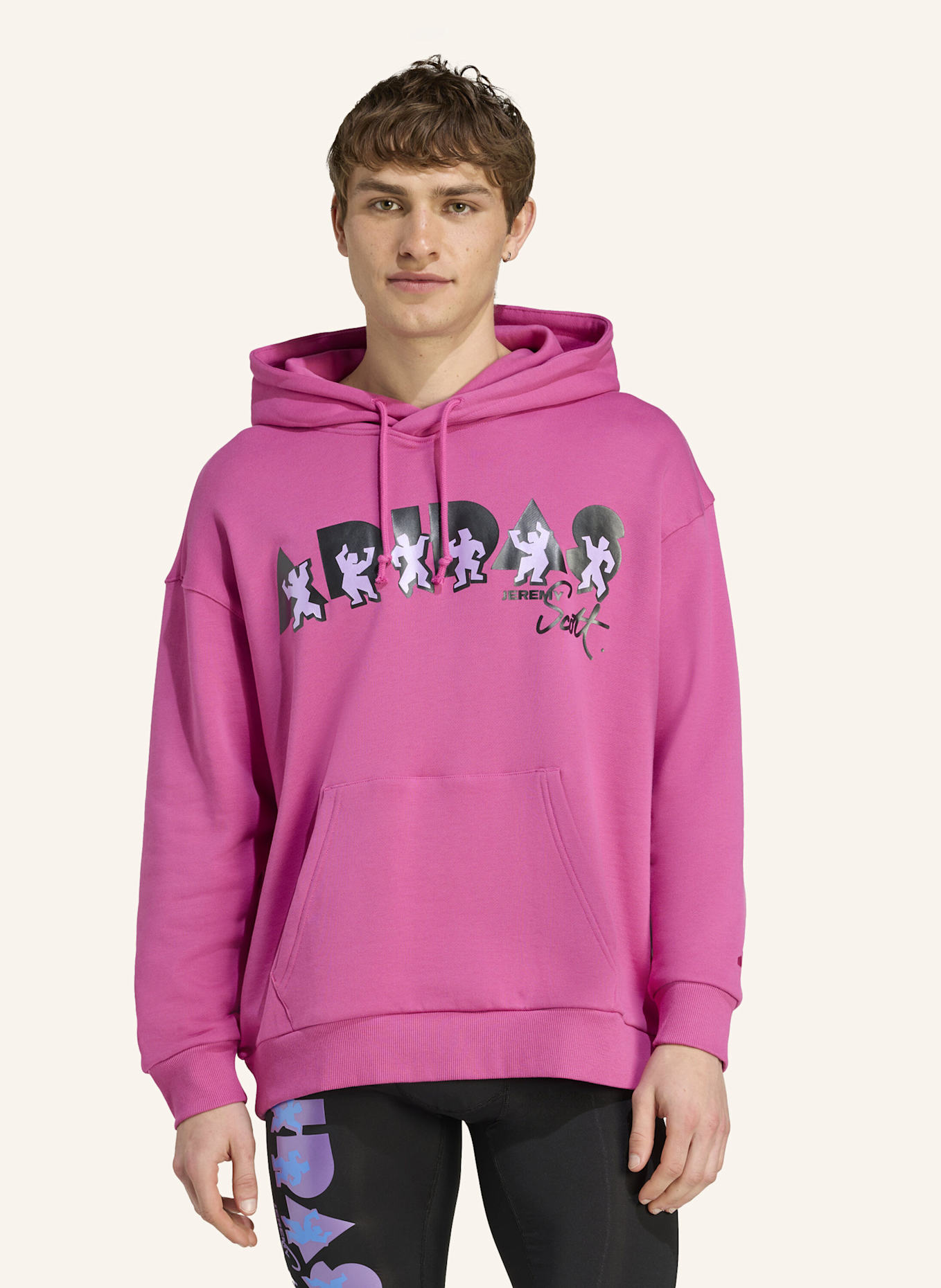 adidas ADIDAS X JEREMY SCOTT HOODIE: ROSA