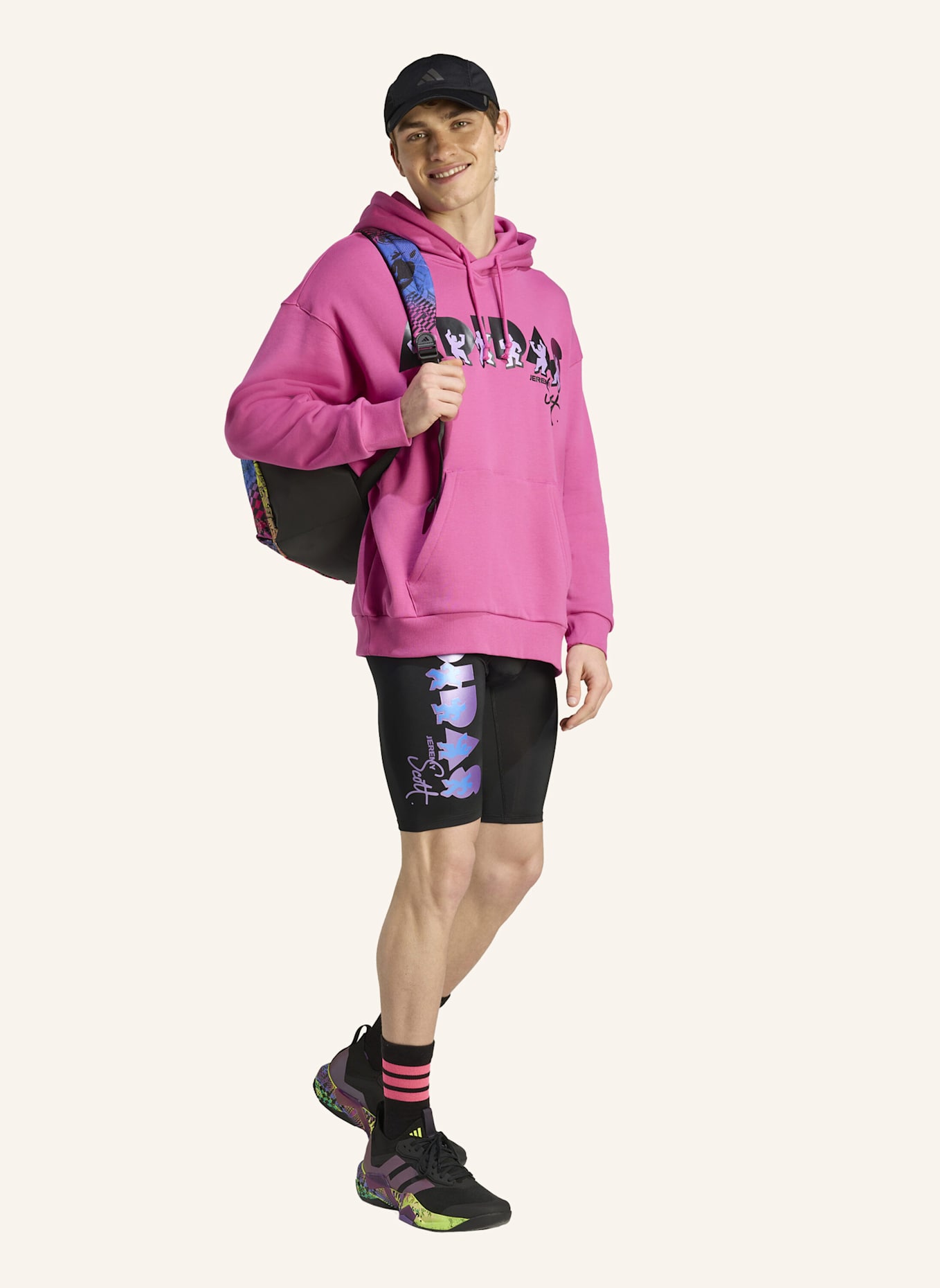 adidas ADIDAS X JEREMY SCOTT HOODIE: ROSA