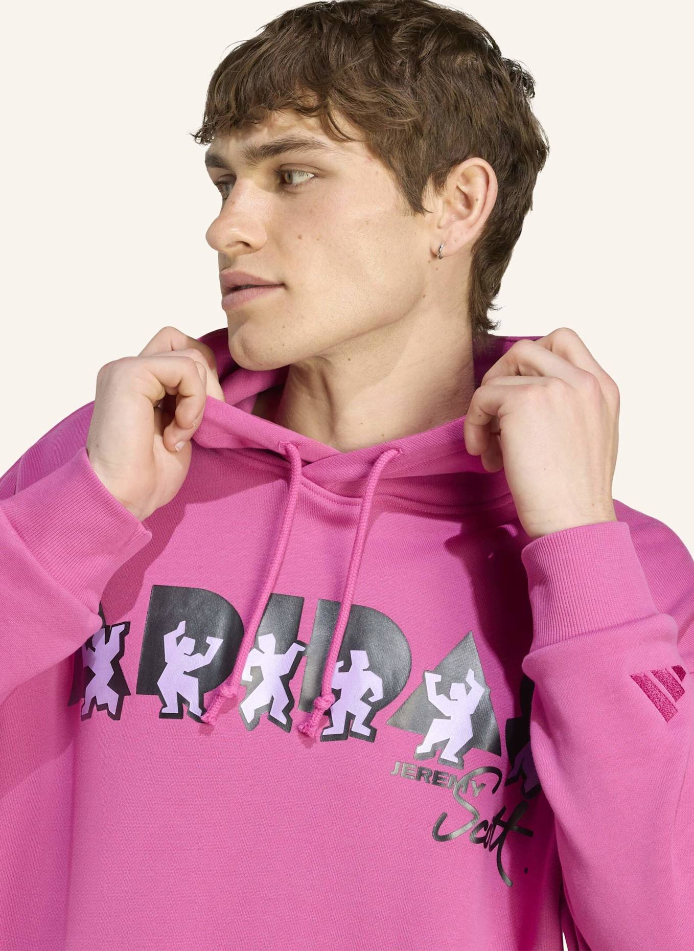 adidas ADIDAS X JEREMY SCOTT HOODIE: ROSA
