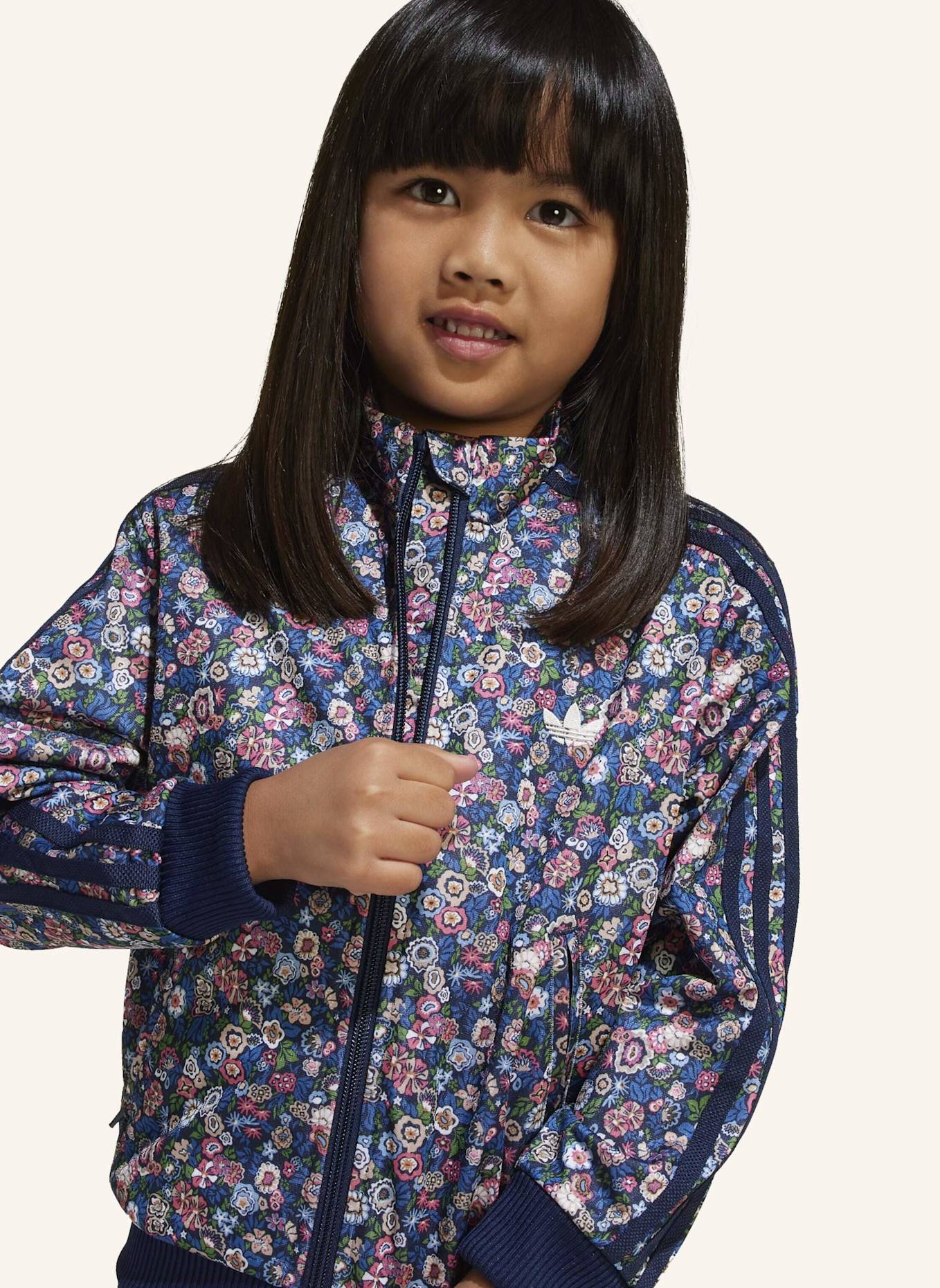 adidas Originals ADIDAS ORIGINALS X LIBERTY LONDON FIREBIRD KIDS TRAININGSANZUG: BLAU