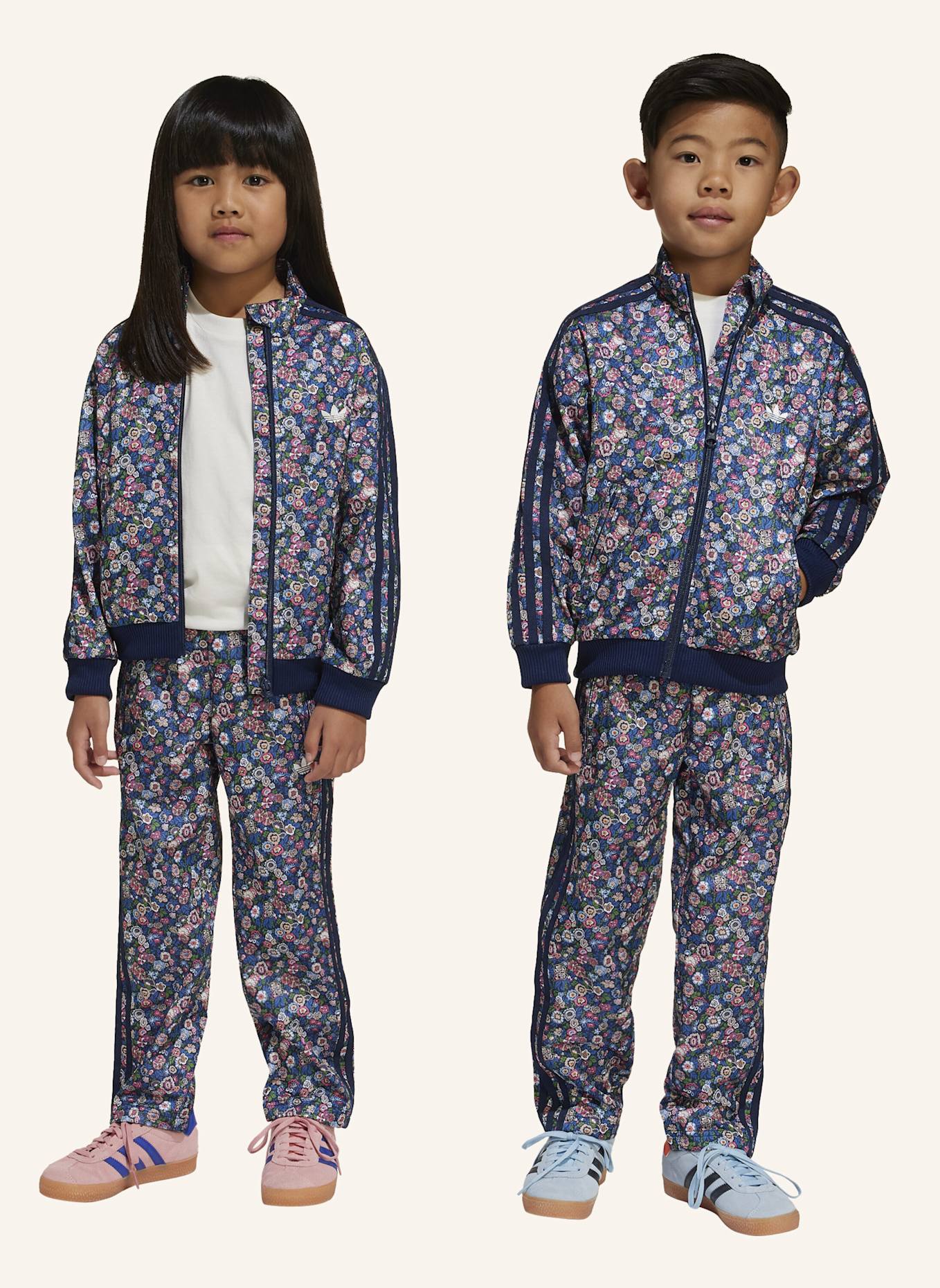 adidas Originals ADIDAS ORIGINALS X LIBERTY LONDON FIREBIRD KIDS TRAININGSANZUG: BLAU