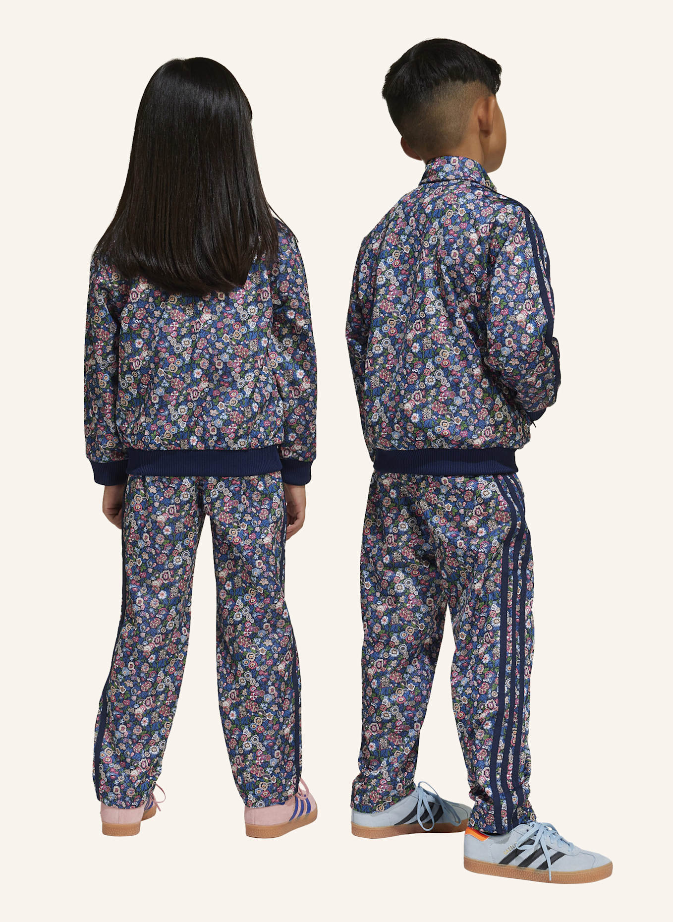 adidas Originals ADIDAS ORIGINALS X LIBERTY LONDON FIREBIRD KIDS TRAININGSANZUG: BLAU