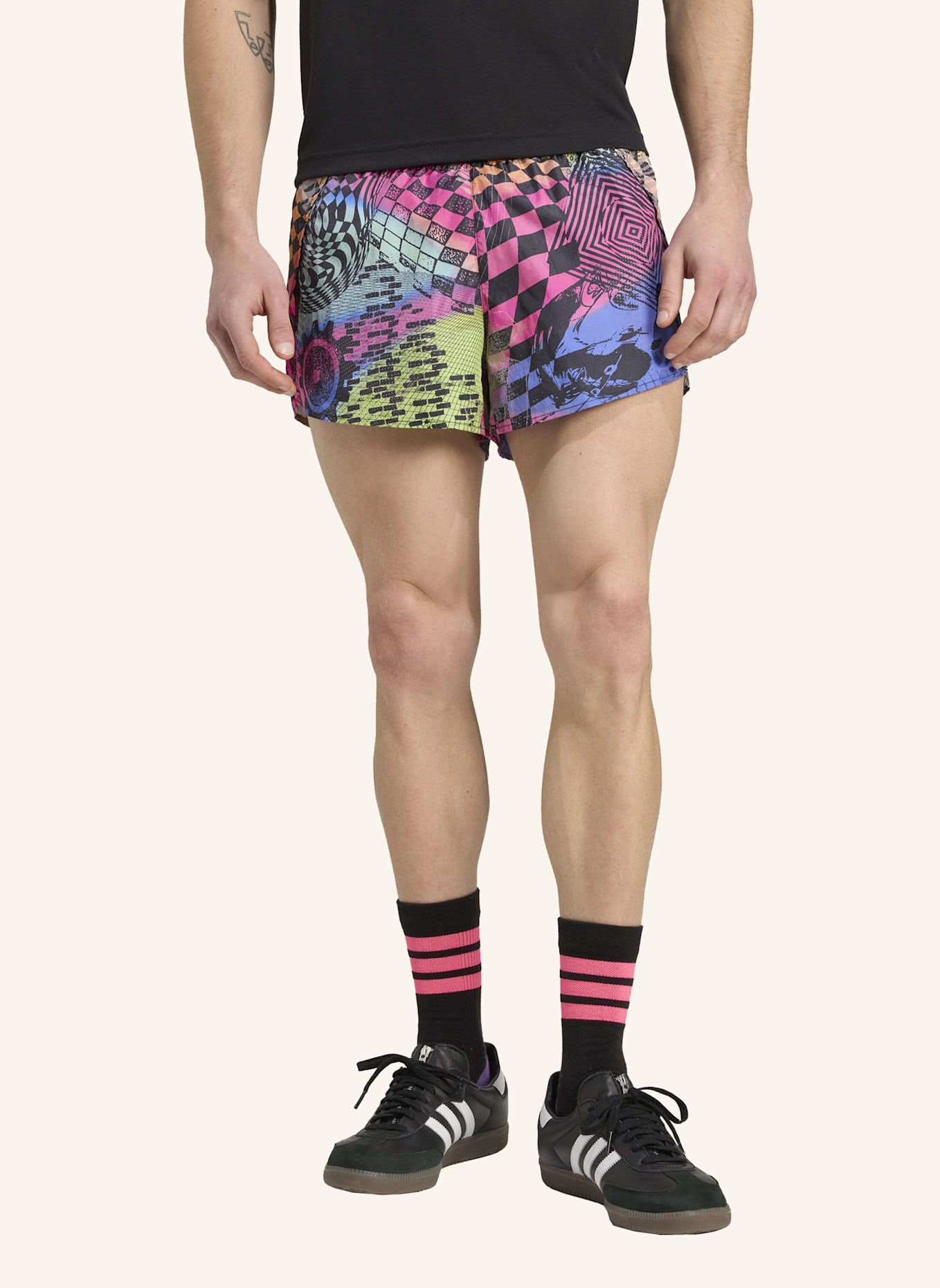 adidas ADIDAS X JEREMY SCOTT SHORTS: ROSA/ LILA