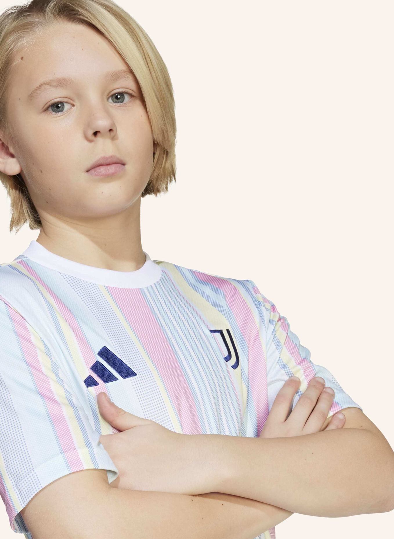 adidas JUVENTUS TURIN 25/26 KIDS PRE-MATCH SHIRT: WEISS