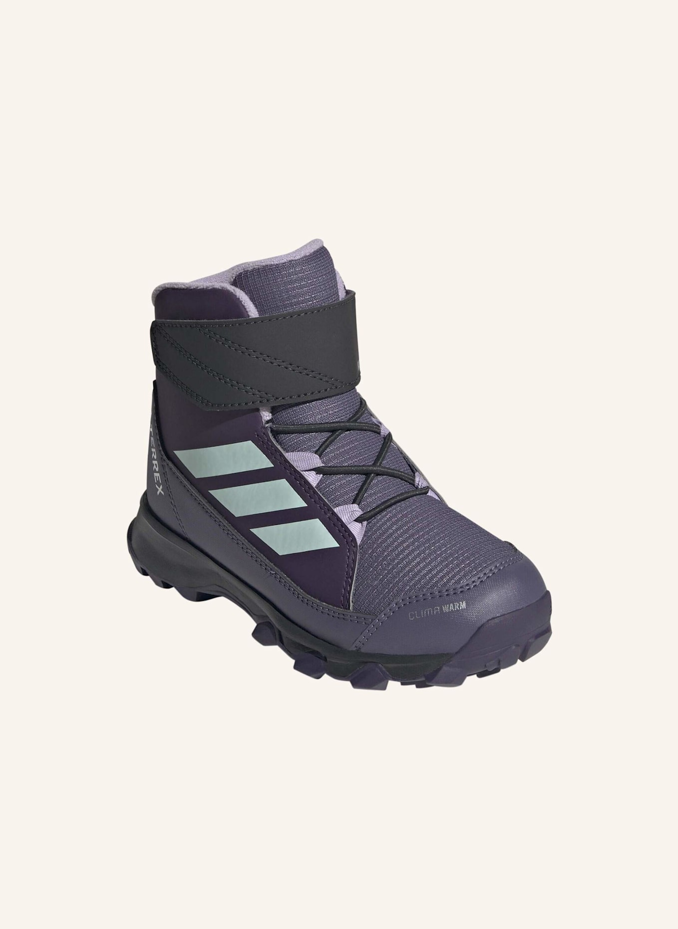 adidas TERREX TERREX SNOW CF CLIMAWARM WINTERSCHUHE KINDER: LILA/ GRÜN/ HELLLILA