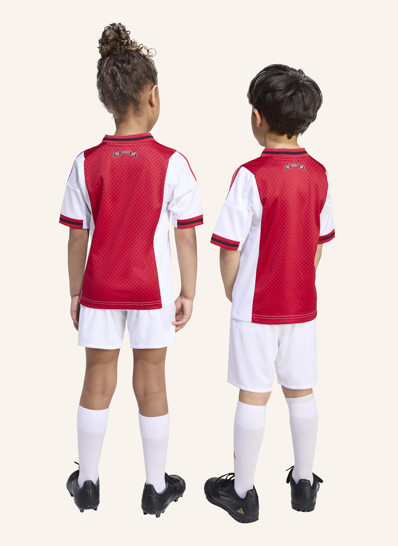 adidas AJAX 25/26 KIDS MINI-HEIMAUSRÜSTUNG: WEISS