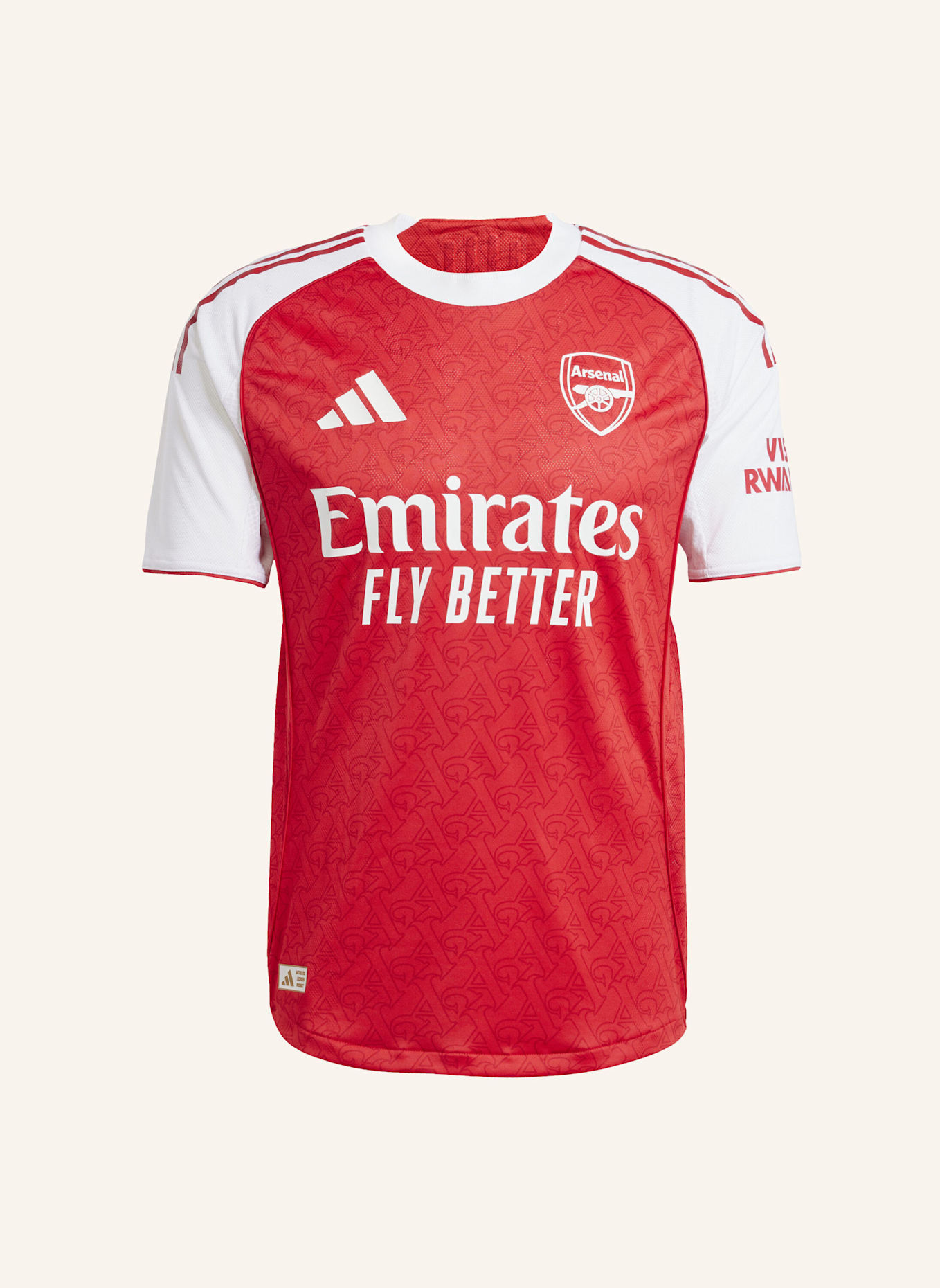 adidas FC ARSENAL 25/26 HEIMTRIKOT AUTHENTIC: ROT/ WEISS