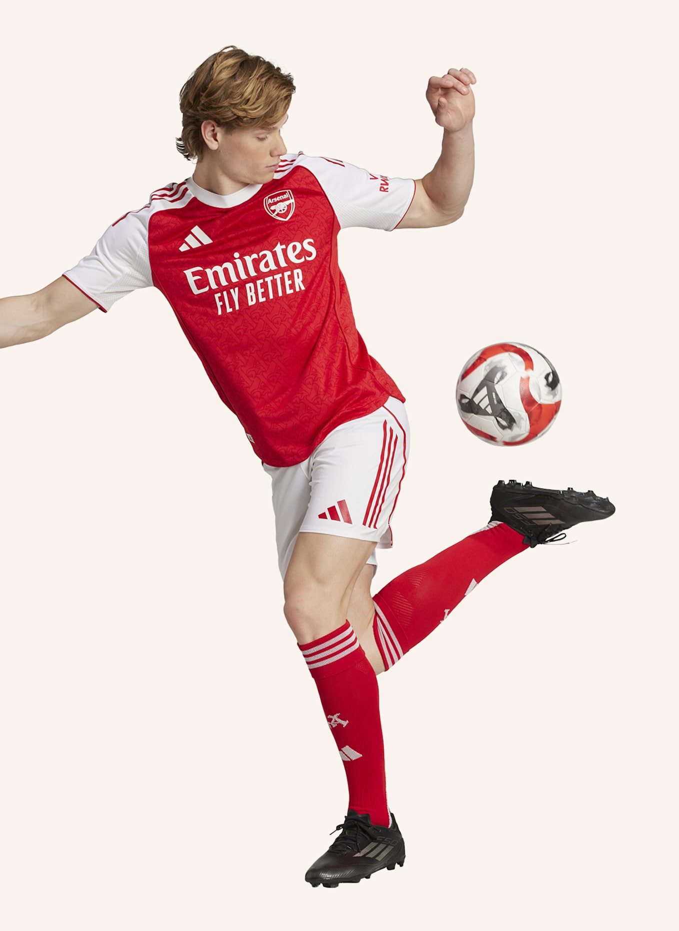 adidas FC ARSENAL 25/26 HEIMTRIKOT AUTHENTIC: ROT/ WEISS