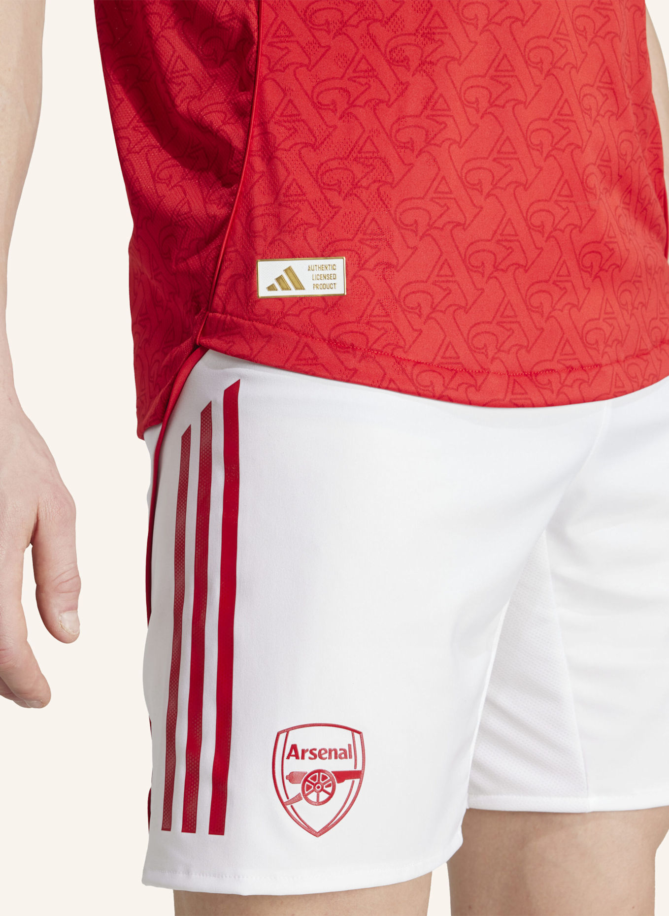 adidas FC ARSENAL 25/26 HEIMTRIKOT AUTHENTIC: ROT/ WEISS