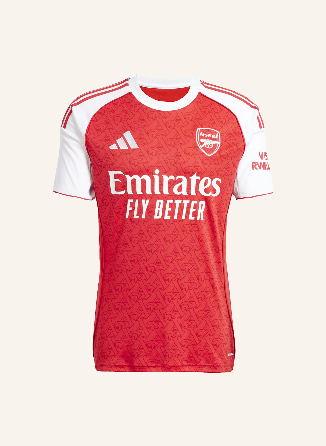 adidas FC ARSENAL 25/26 HEIMTRIKOT: ROT/ WEISS