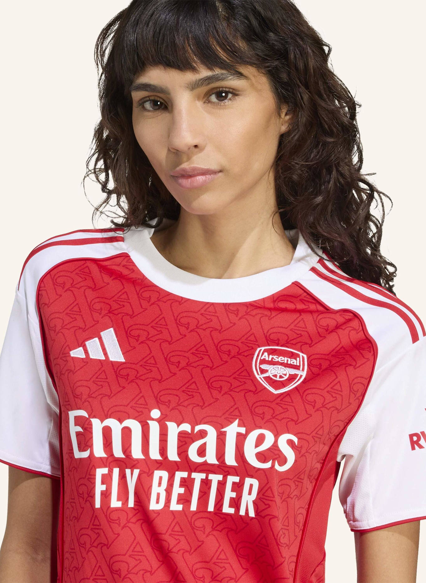 adidas FC ARSENAL 25/26 HEIMTRIKOT: ROT/ WEISS