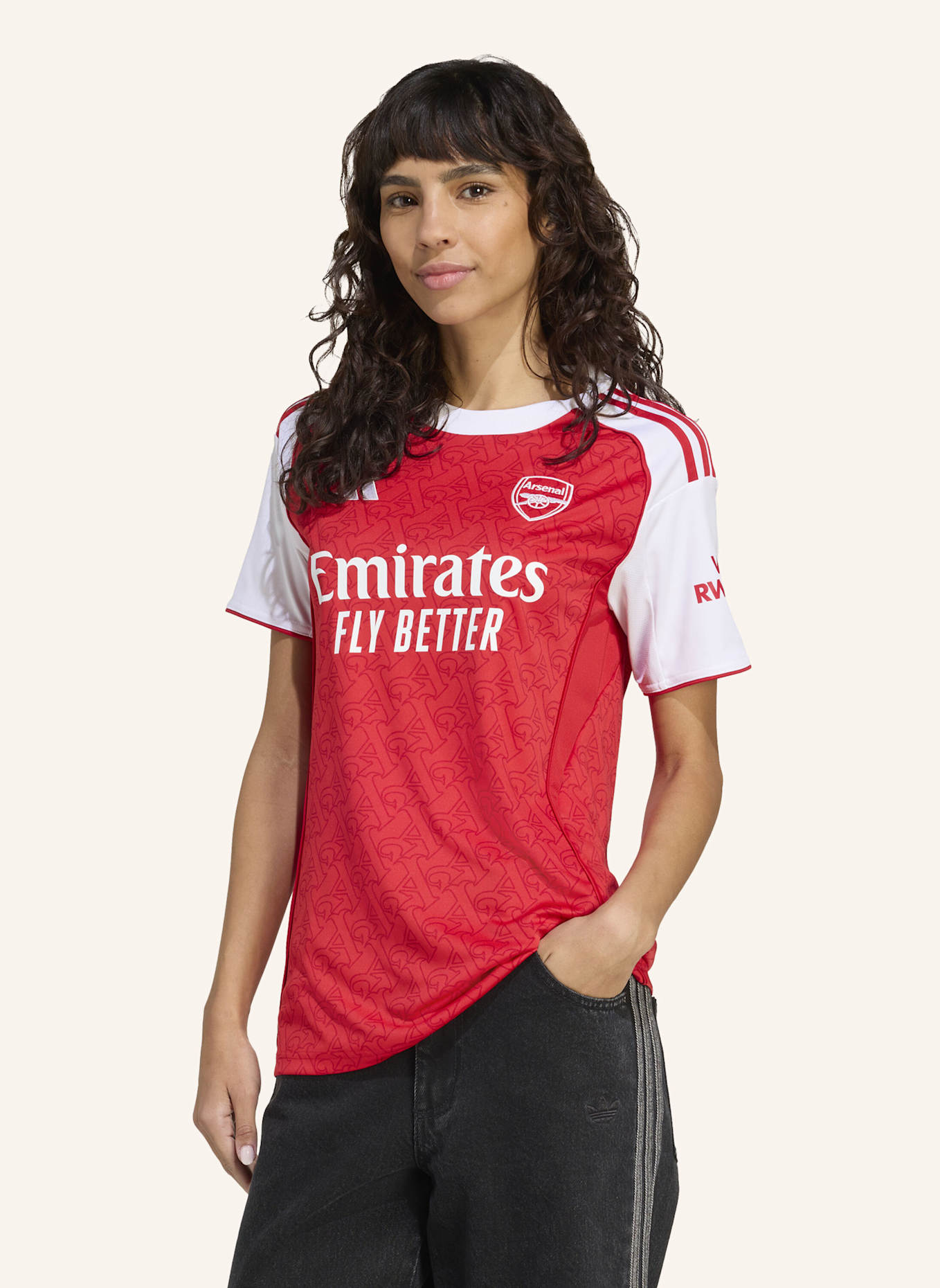 adidas FC ARSENAL 25/26 HEIMTRIKOT: ROT/ WEISS