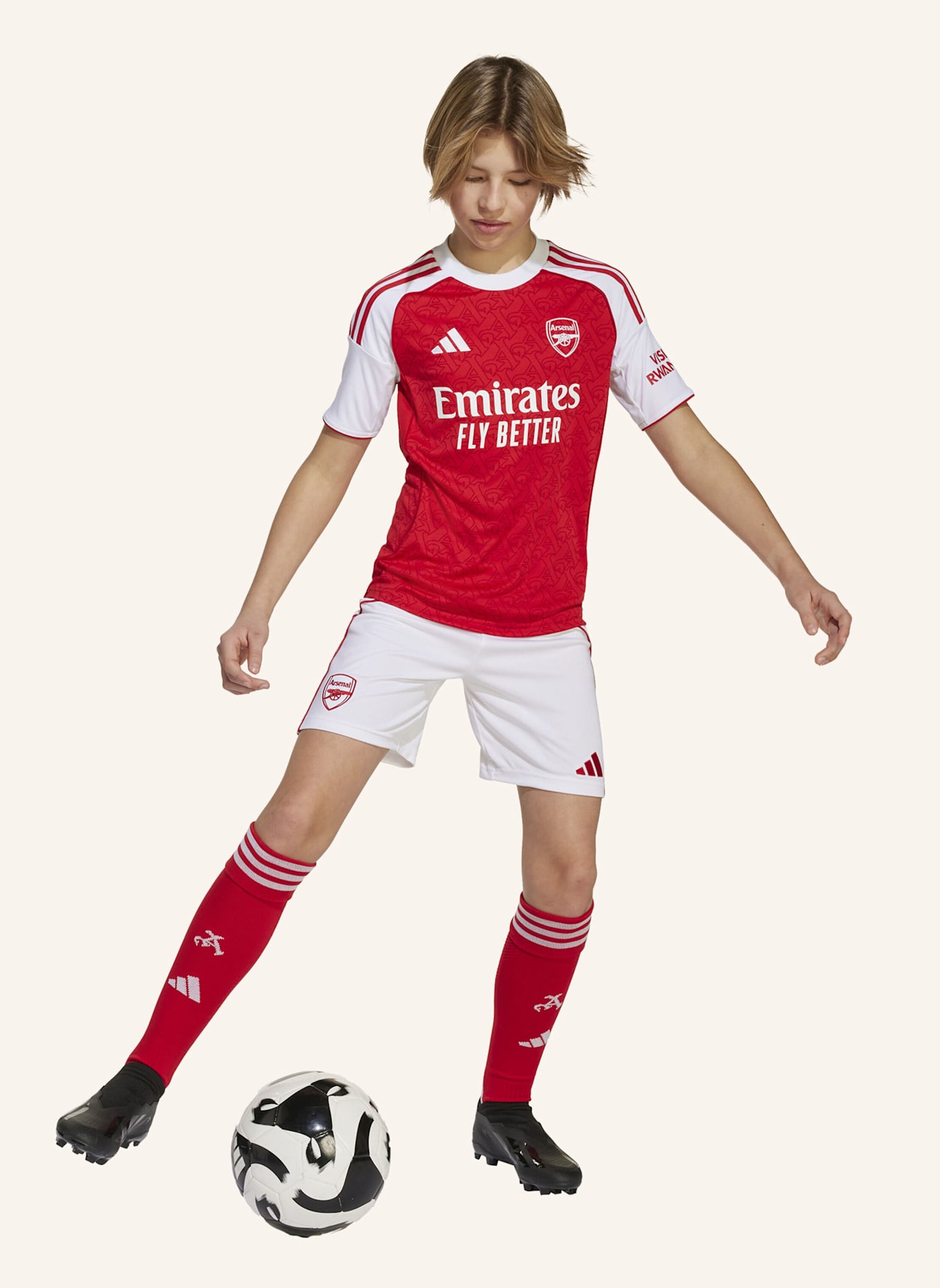 adidas ARSENAL 25/26 HEIMTRIKOT: ROT/ WEISS