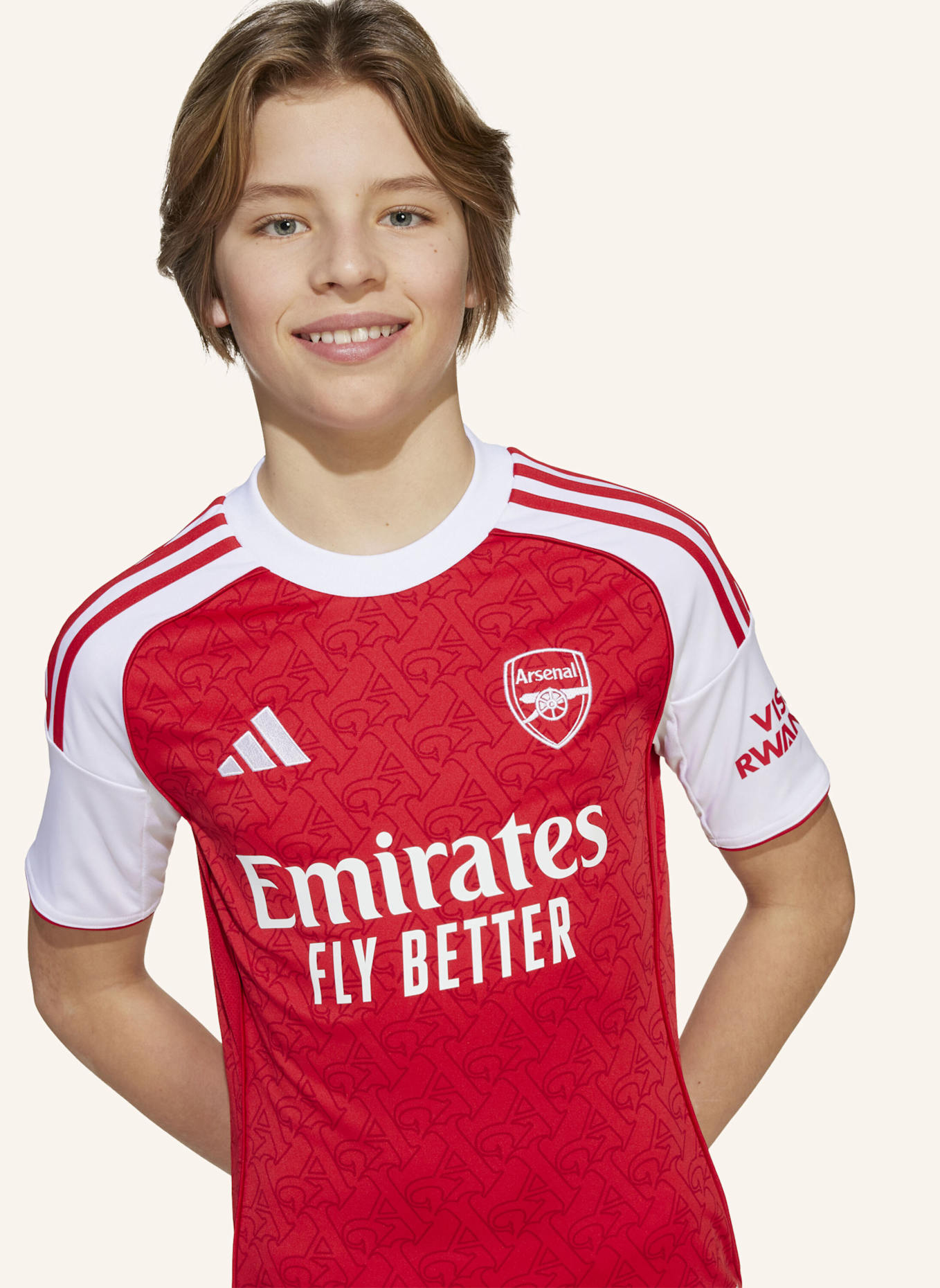 adidas ARSENAL 25/26 HEIMTRIKOT: ROT/ WEISS