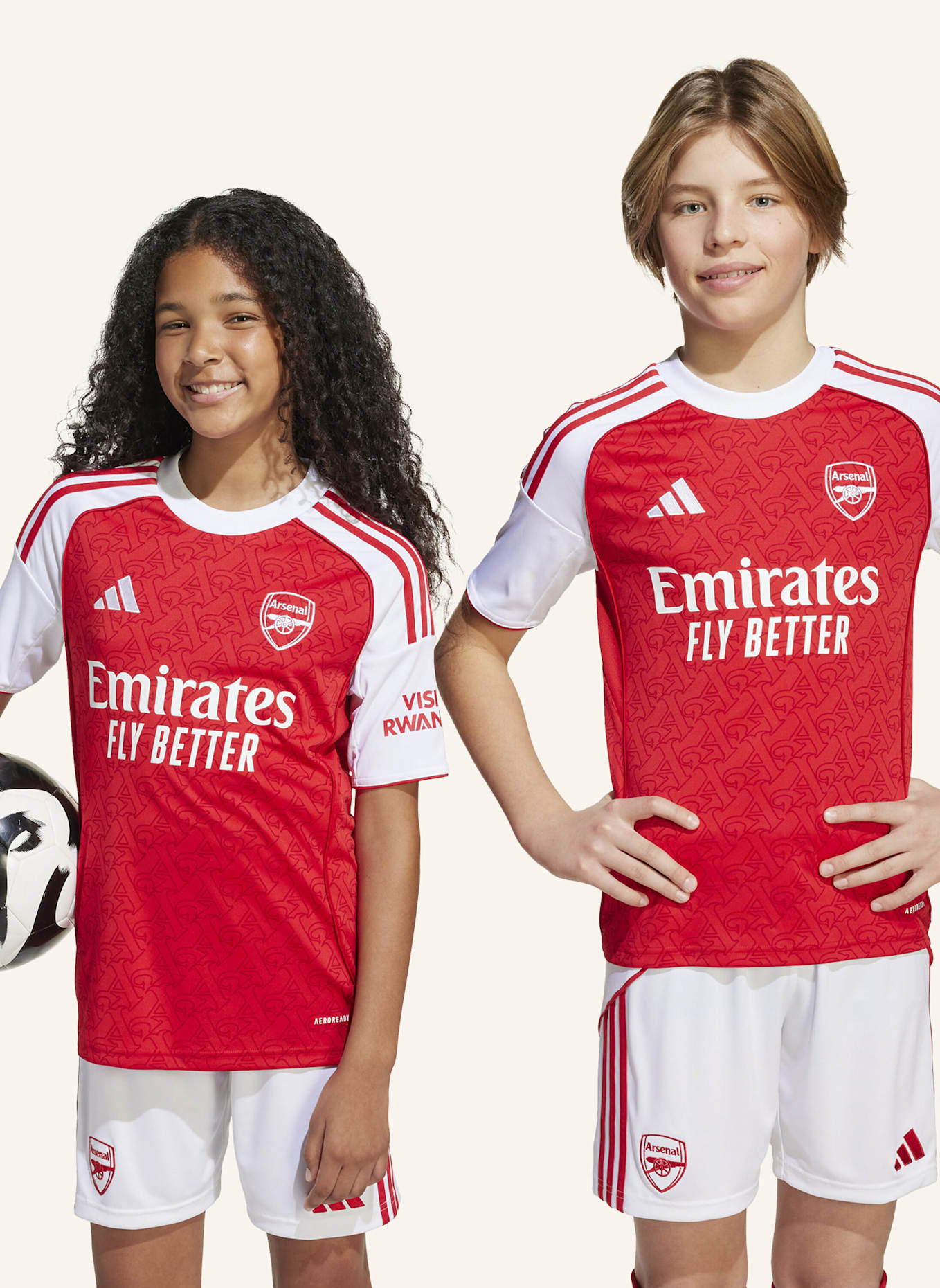 adidas ARSENAL 25/26 HEIMTRIKOT: ROT/ WEISS