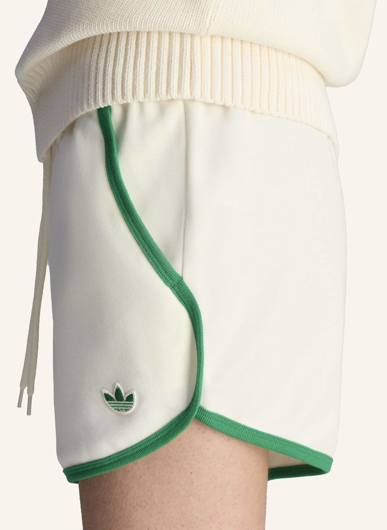 adidas Originals SPORTY & RICH SHORTS: WEISS