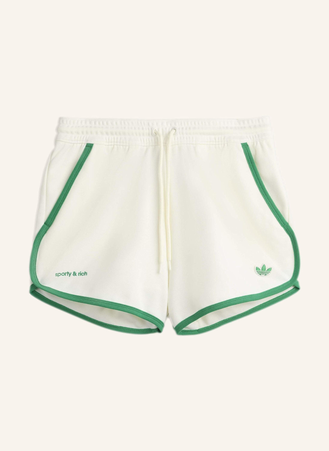 adidas Originals SPORTY & RICH SHORTS: WEISS