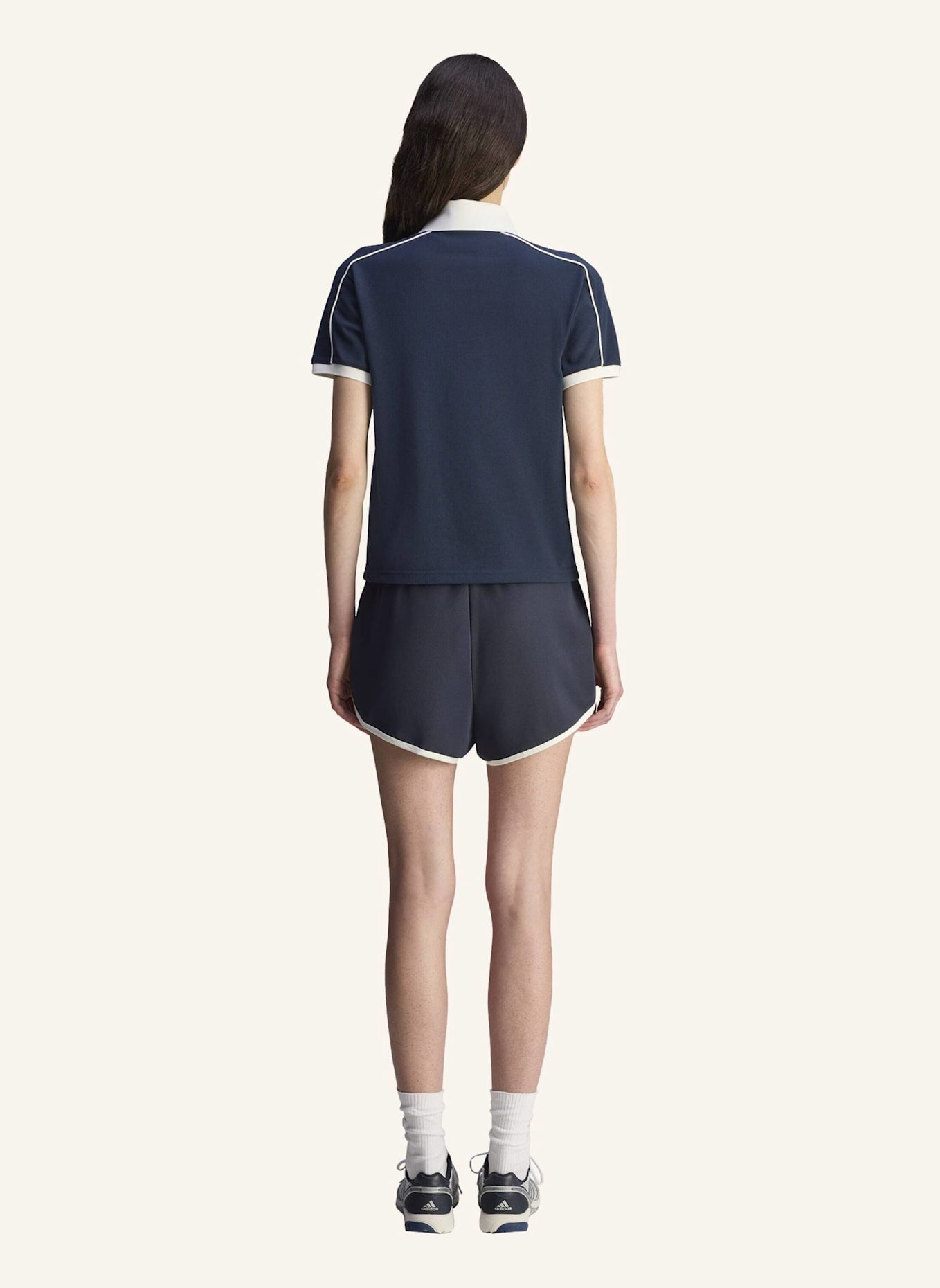 adidas Originals SPORTY & RICH POLOSHIRT: BLAU