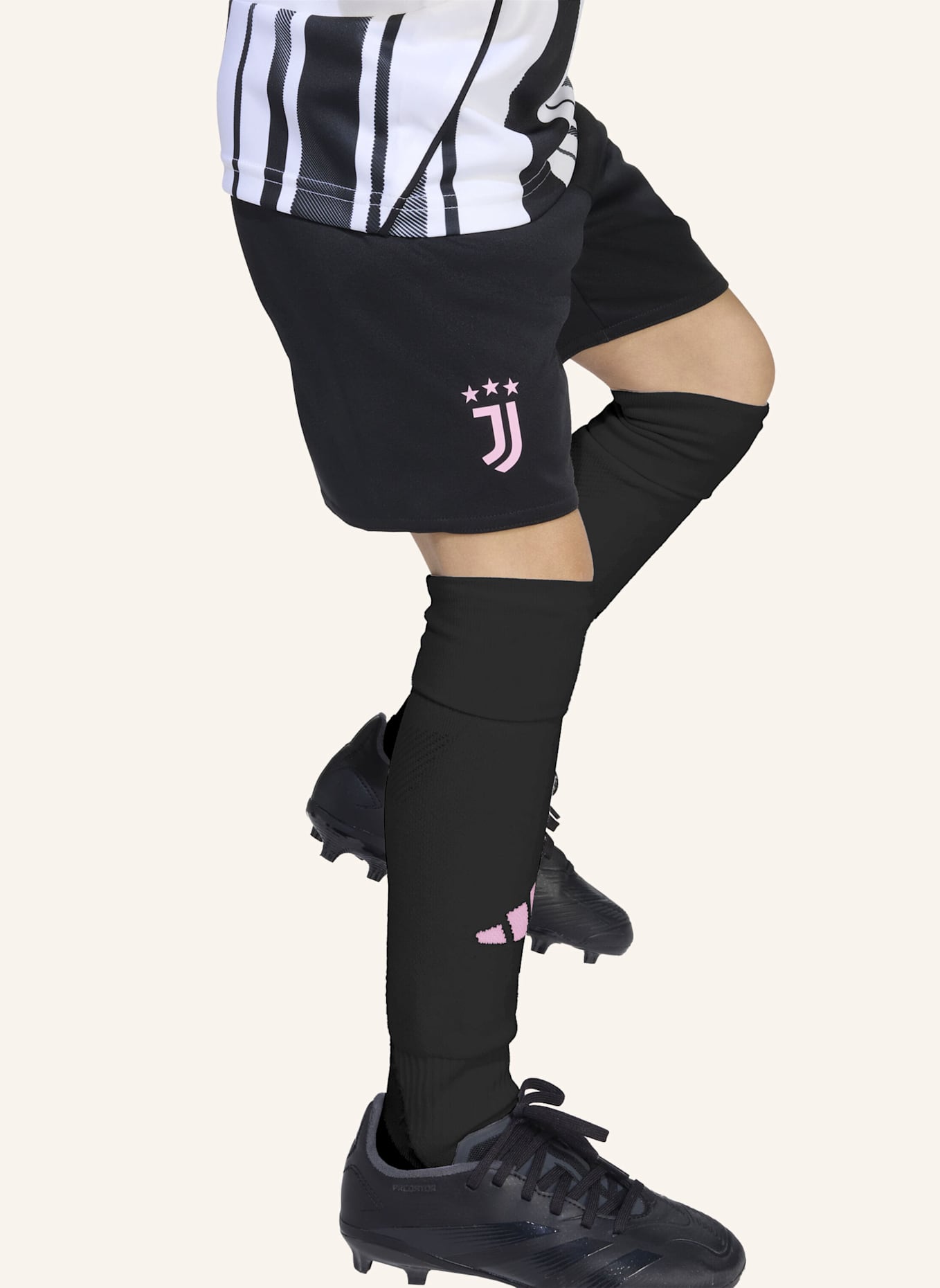 adidas JUVENTUS TURIN 25/26 KIDS MINI-HEIMAUSRÜSTUNG: WEISS/ SCHWARZ