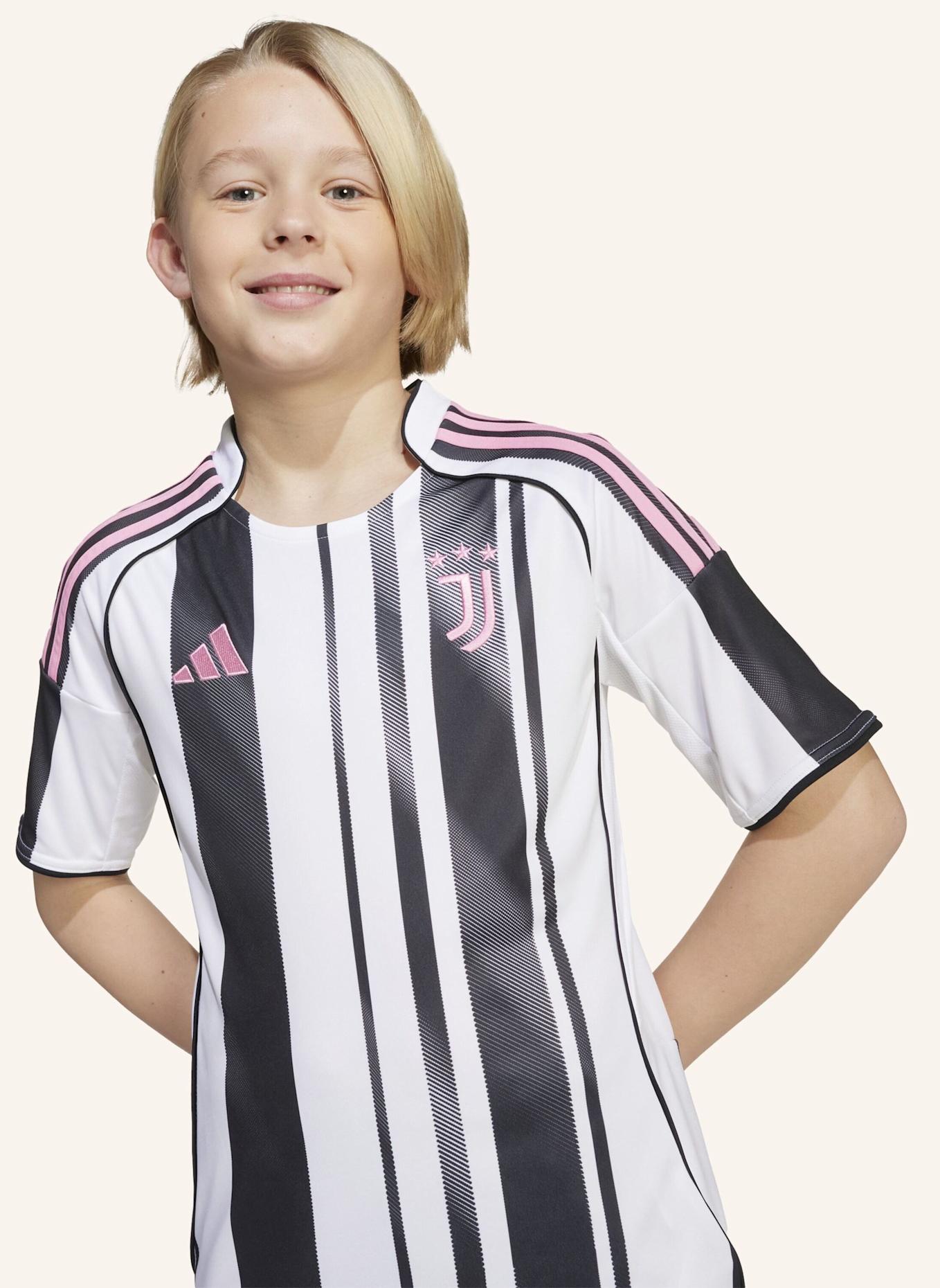 adidas JUVENTUS TURIN 25/26 KIDS HEIMTRIKOT: WEISS/ SCHWARZ
