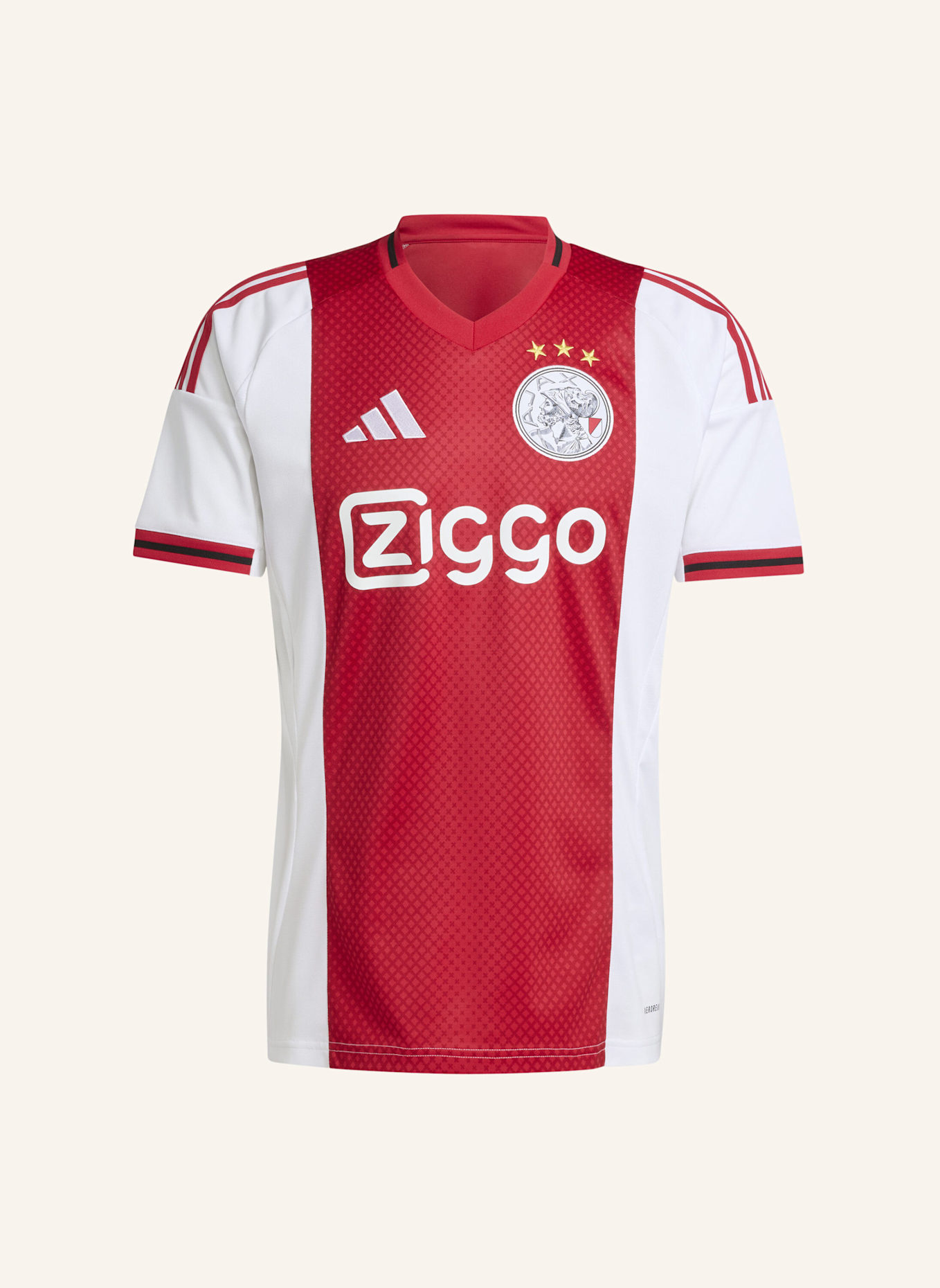 adidas AJAX 25/26 HEIMTRIKOT: WEISS