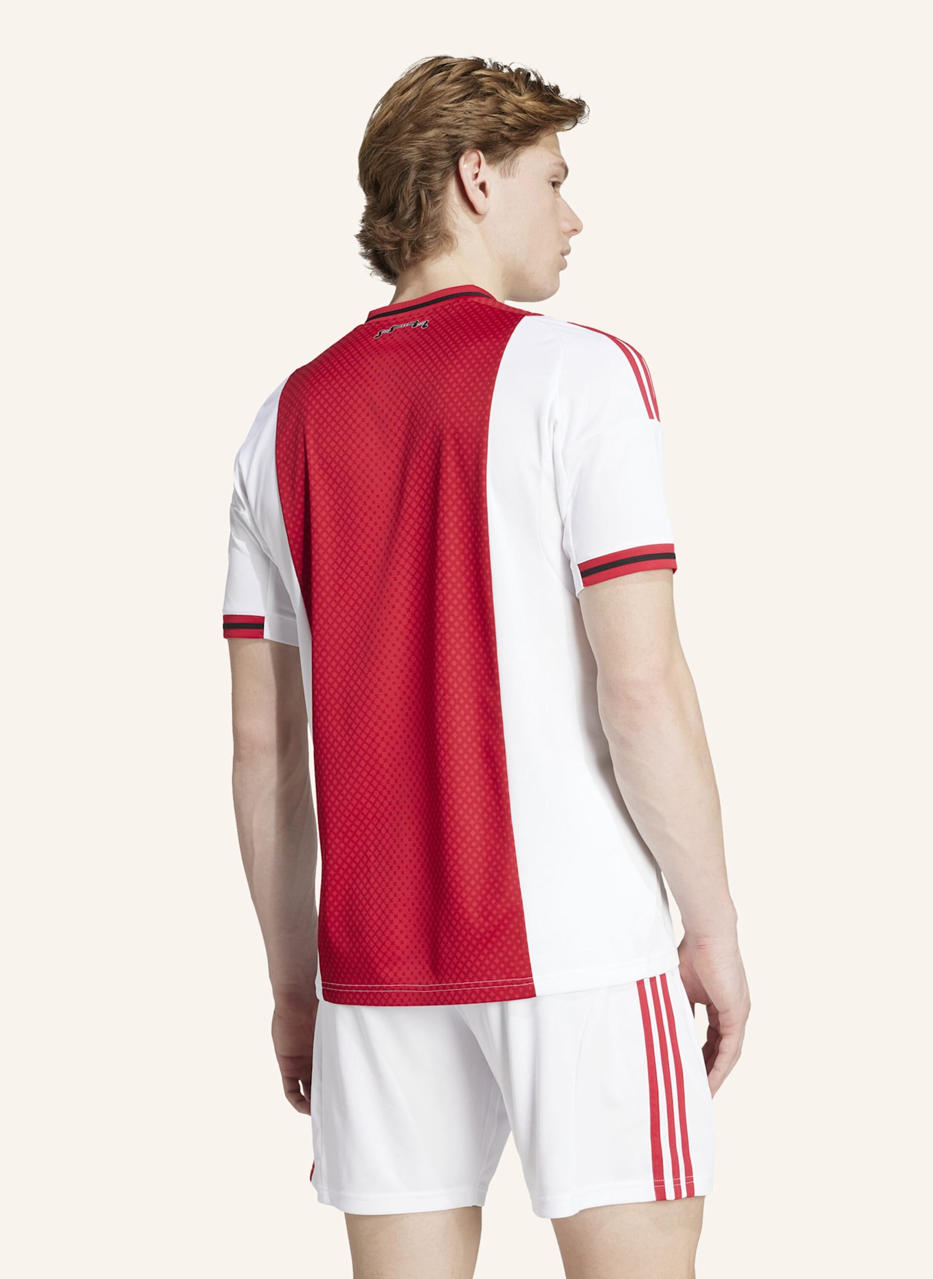 adidas AJAX 25/26 HEIMTRIKOT: WEISS