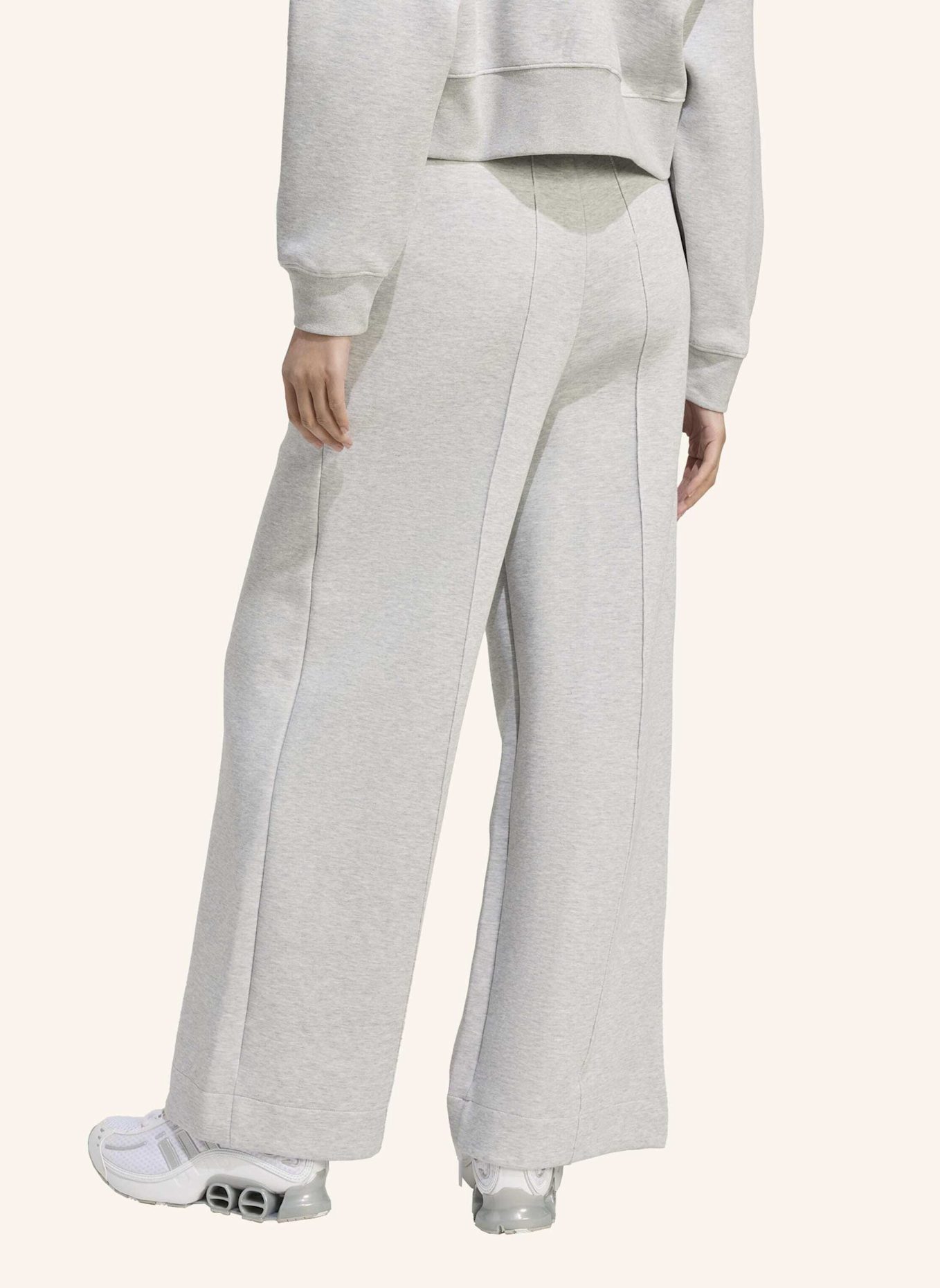 adidas Originals OFF PLACED 3-STREIFEN WEITE HOSE: GRAU