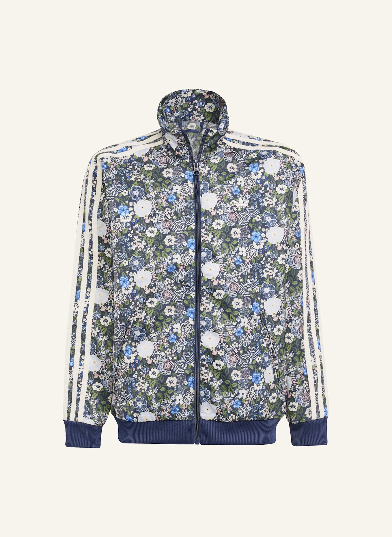 adidas Originals ADIDAS ORIGINALS X LIBERTY LONDON FIREBIRD TRAININGSJACKE: BLAU